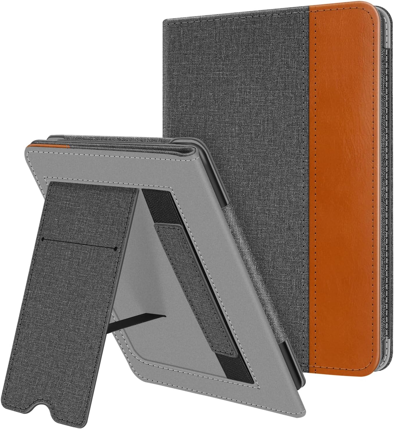 ESTUCHE FINTIE STAND CASE PARA KINDLE 6' 11ª GENERACIÓN 2024/2022 GRIS MARRÓN - 1