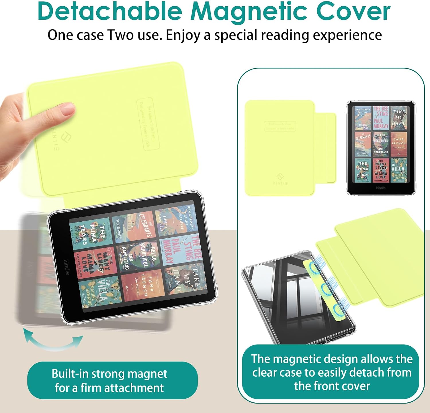 ESTUCHE FINTIE DESMONTABLE PARA KINDLE PAPERWHITE 12ª GEN 2024 Y KINDLE COLORSOFT - 3