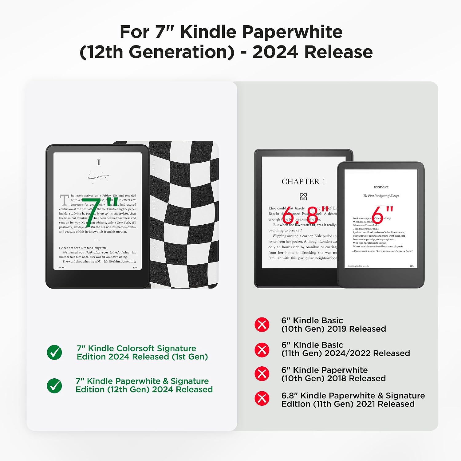 ESTUCHE TRANSPARENTE PARA KINDLE PAPERWHITE 7'' 12ª GEN 2024 VANE OAK - 2