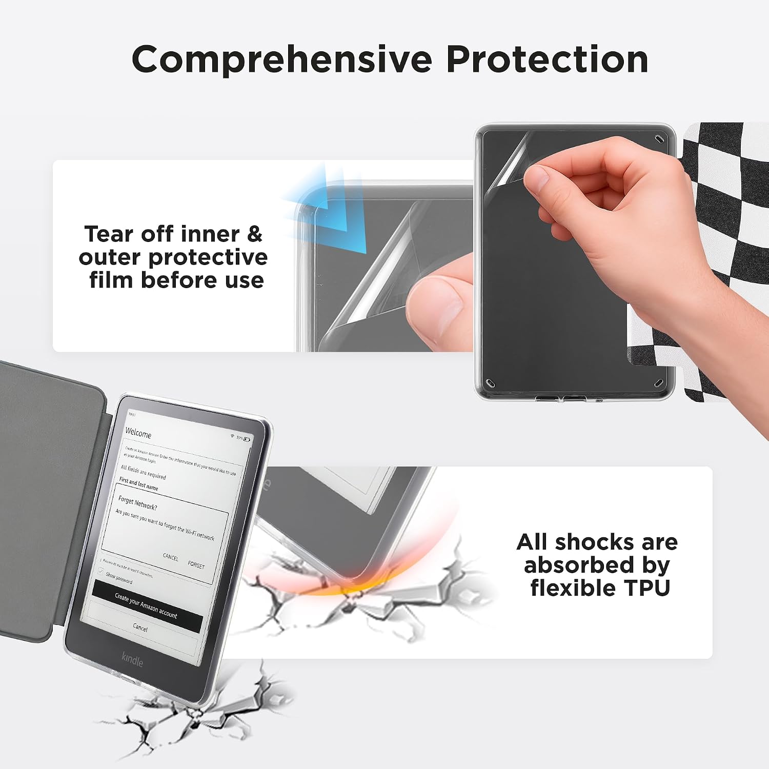 ESTUCHE TRANSPARENTE PARA KINDLE PAPERWHITE 7'' 12ª GEN 2024 VANE OAK - 3