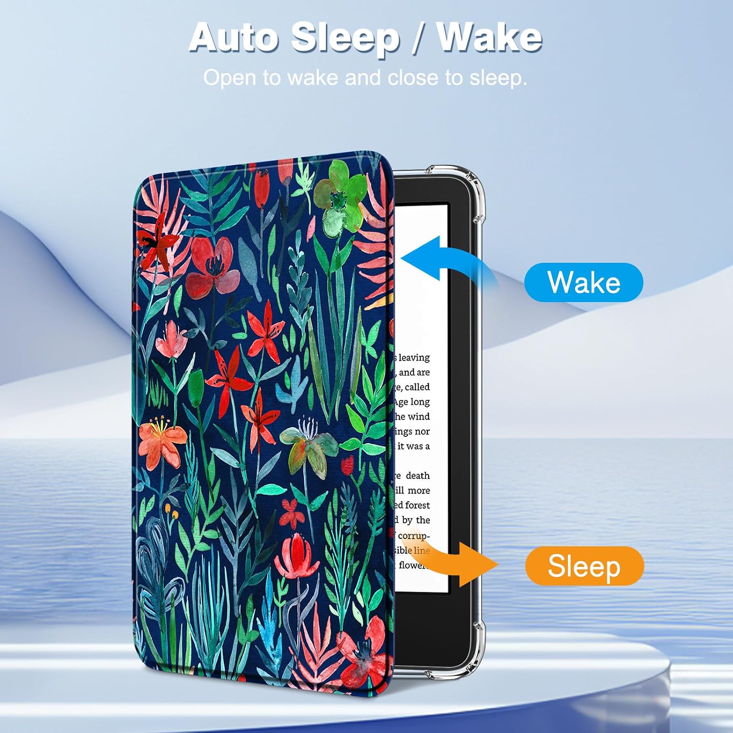 ESTUCHE FINTIE SLIM TPU PARA KINDLE 6' 11ª GENERACIÓN 2024/2022 JUNGLE NIGHT - 3