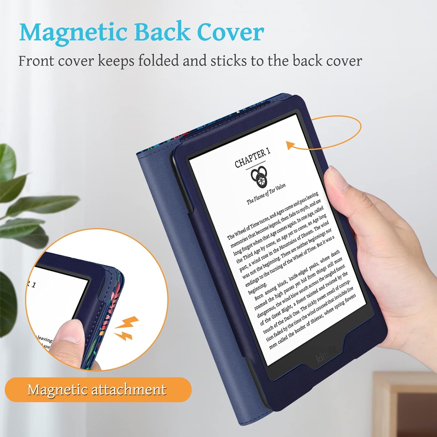 ESTUCHE FINTIE STAND CASE PARA KINDLE 6' 11ª GENERACIÓN 2024/2022 JUNGLE NIGHT - 5