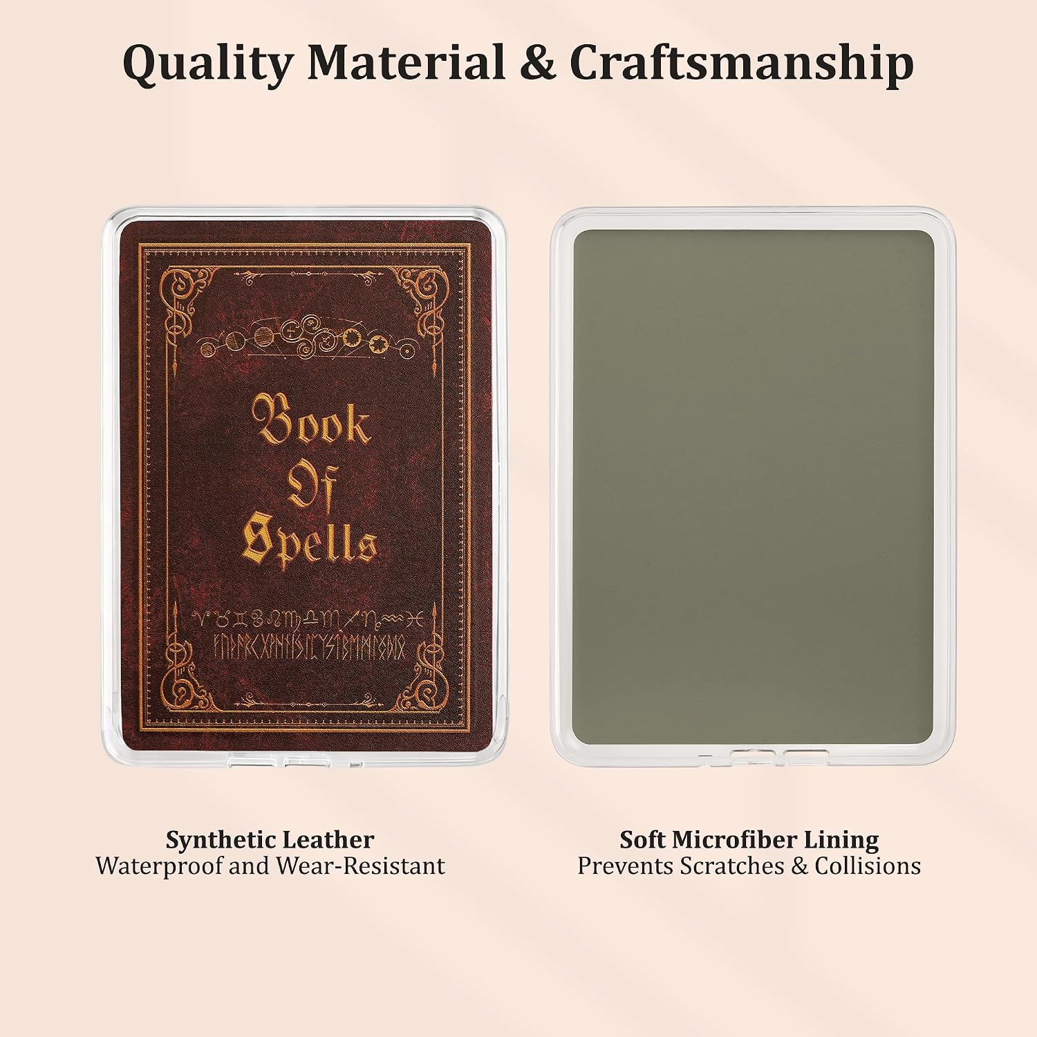 ESTUCHE TRASERO PARA KINDLE PAPERWHITE 12ª GEN Y COLORSOFT 7'' VANE OAK - 5
