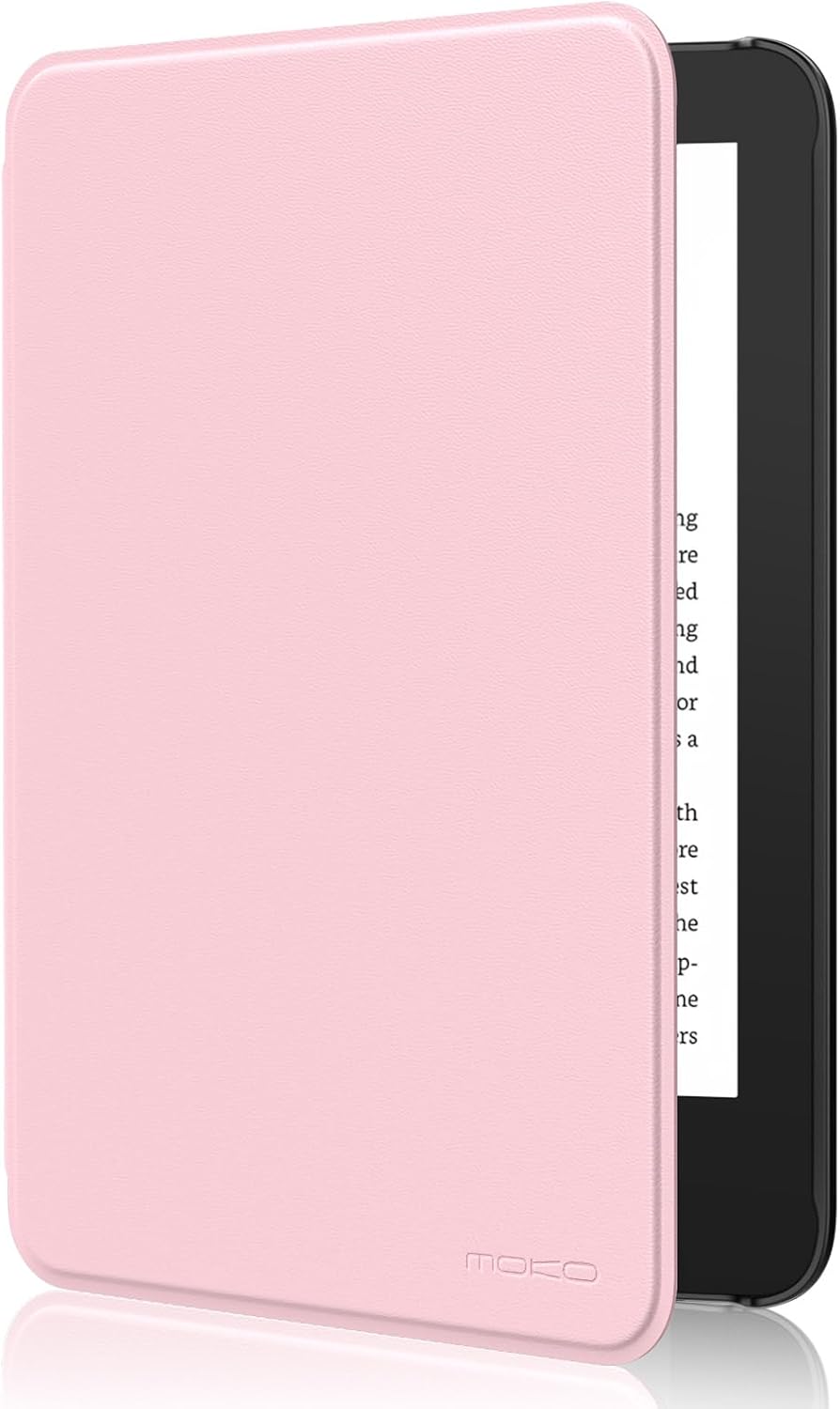 ESTUCHE MOKO PARA AMAZON KINDLE BASIC 11TH GEN 2024/2022 6 PULGADAS ROSADO - 1