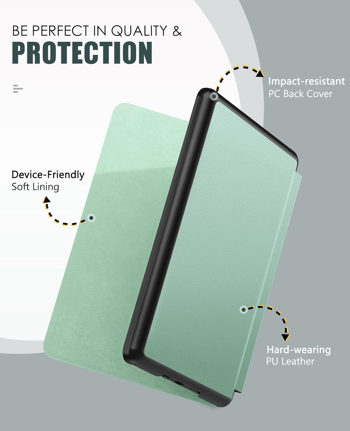 ESTUCHE MOKO PARA KINDLE PAPERWHITE 7' 12ª GEN Y COLORSOFT 2024 AGAVE - 3