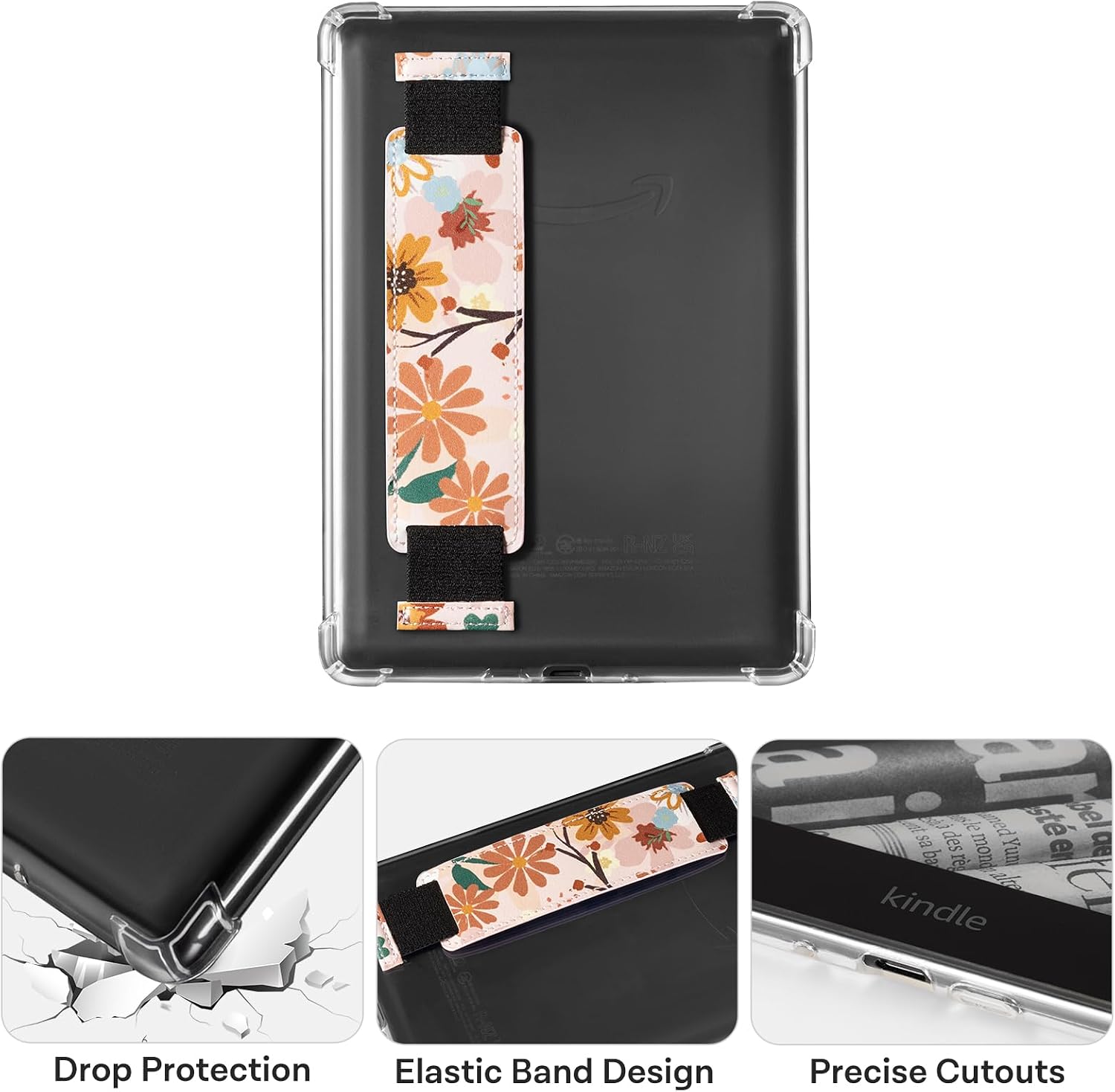 ESTUCHE TRANSPARENTE IDLEHANDS PARA KINDLE 6 PULGADAS 2024 Y 2022 - 4