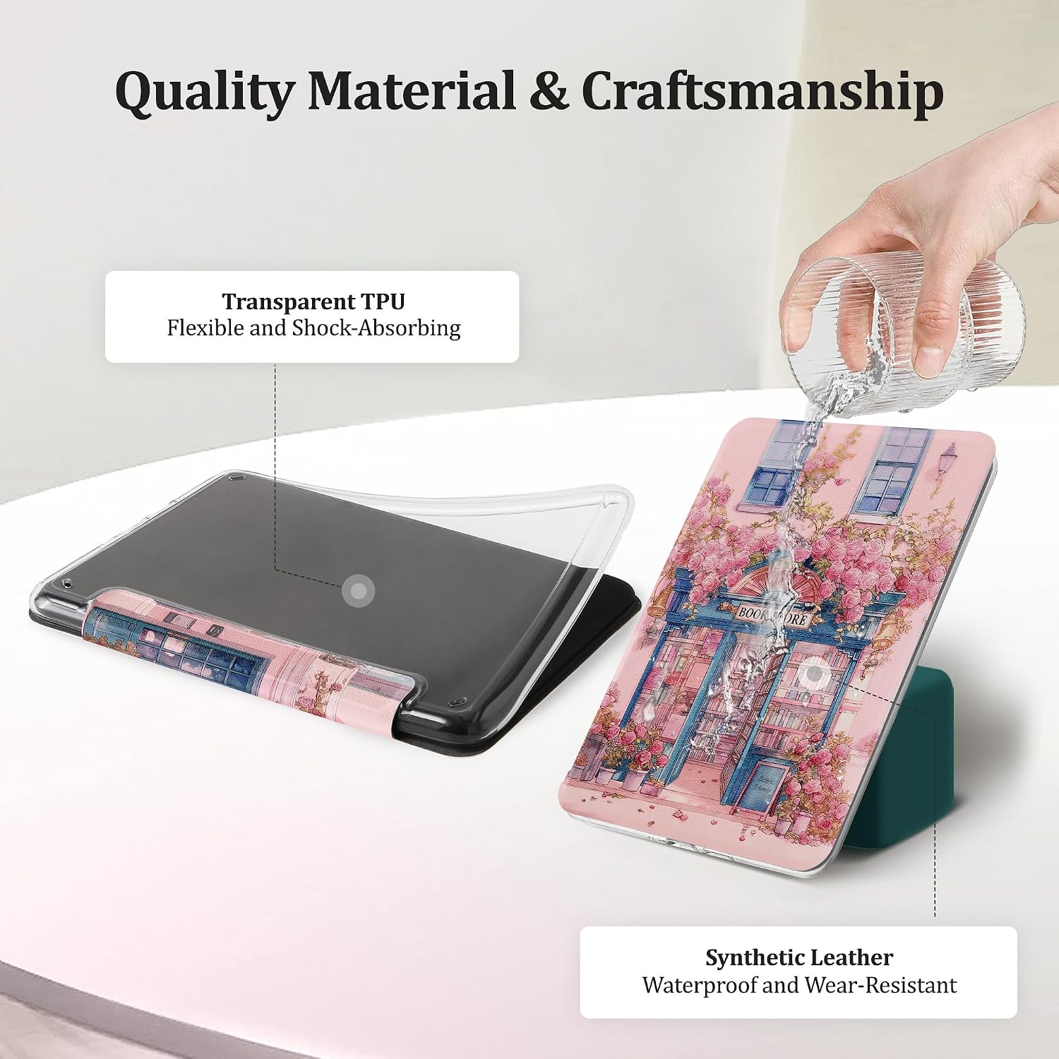 ESTUCHE TRANSPARENTE PARA KINDLE PAPERWHITE 7'' 12ª GEN 2024 VANE OAK - 4