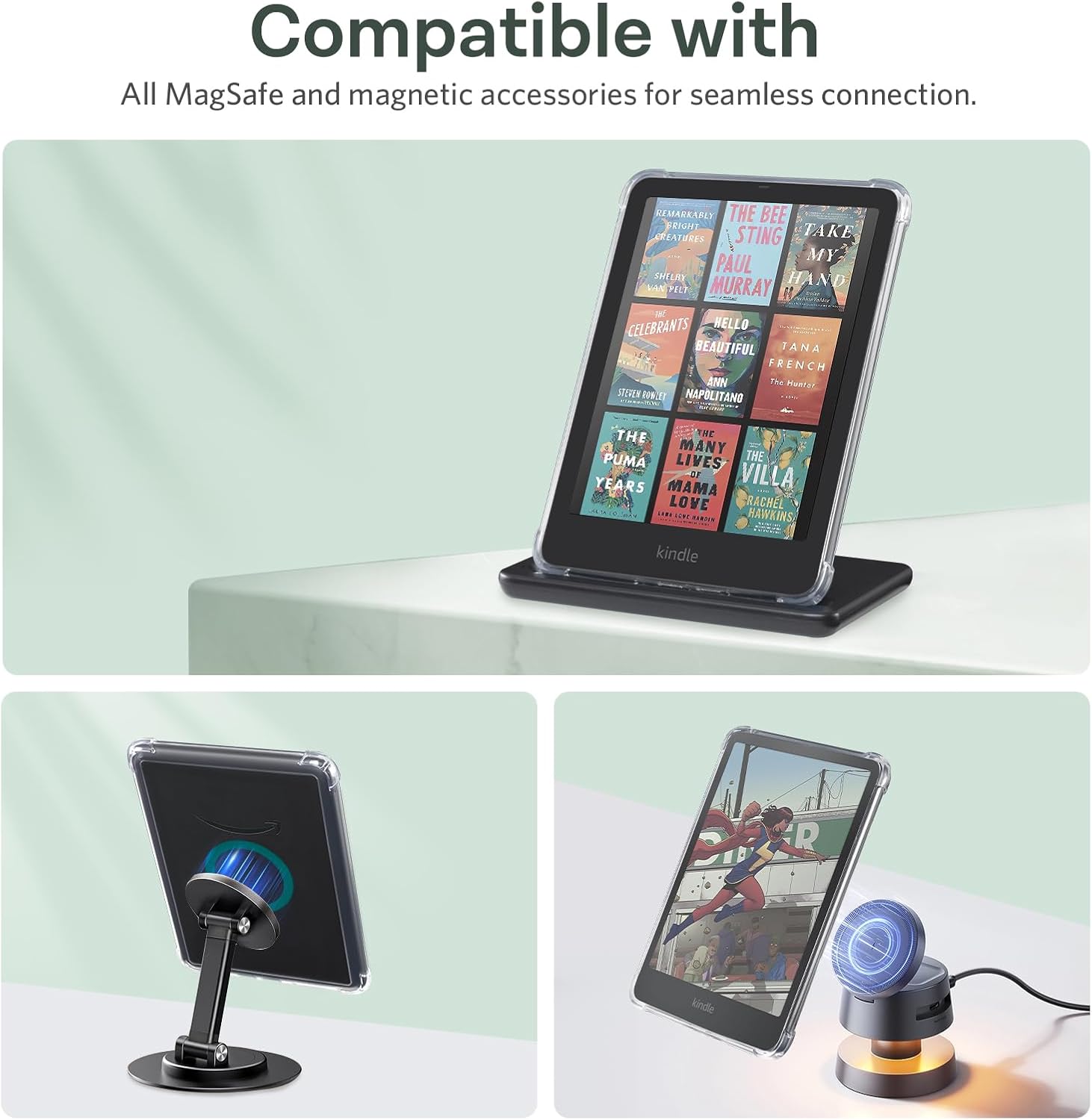 ESTUCHE TRANSPARENTE PARA KINDLE PAPERWHITE 7' 12ª GEN Y KINDLE COLORSOFT IDLEHANDS - 5