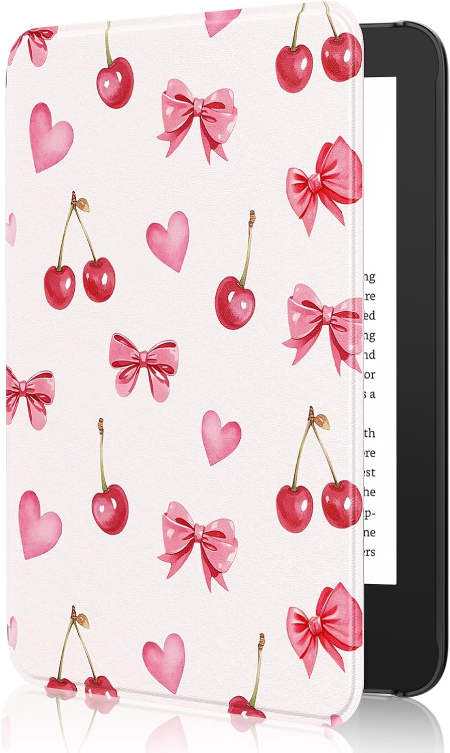 ESTUCHE MOKO PARA AMAZON KINDLE BASIC 6' 11ª GEN 2024/2022 CHERRY BOW - 1