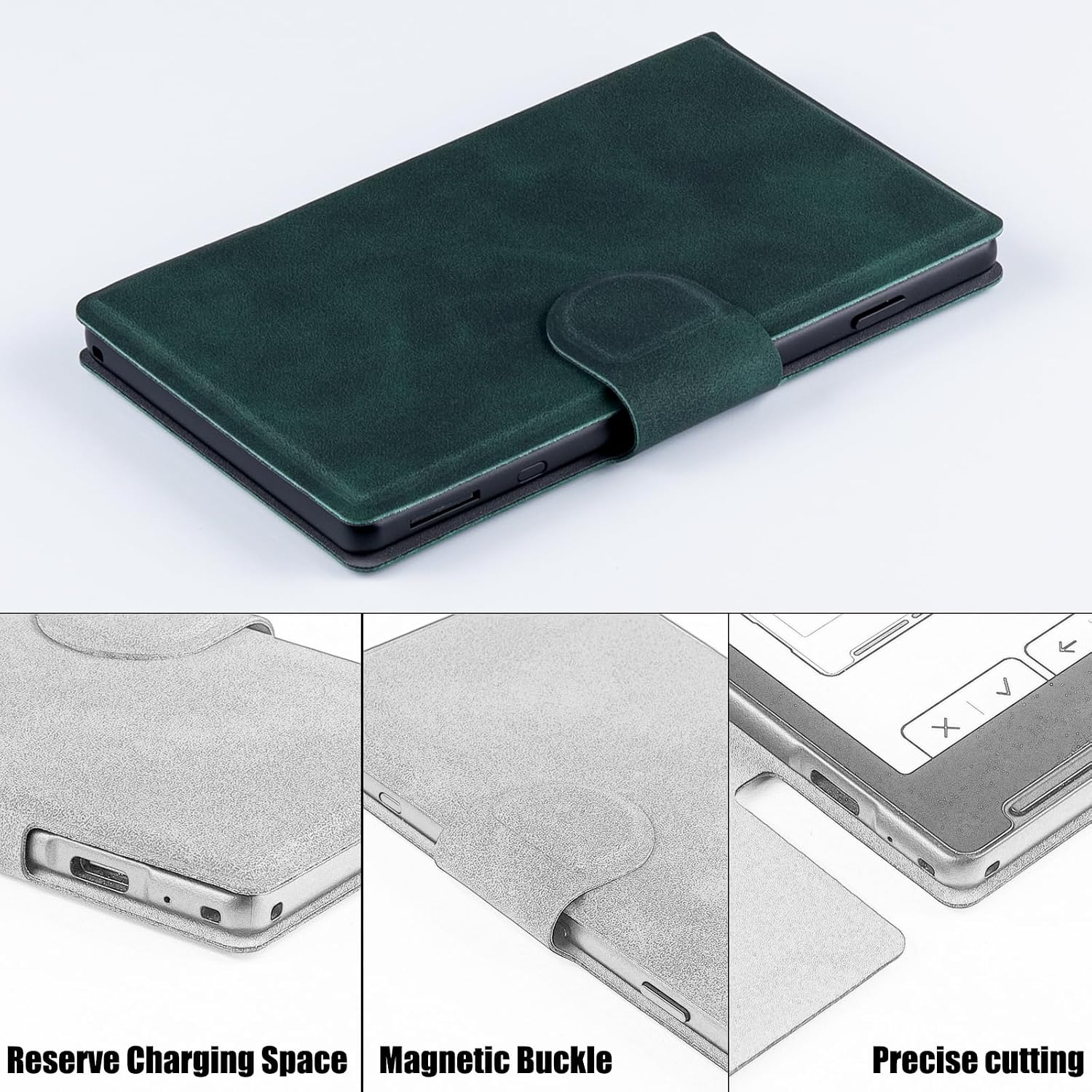 ESTUCHE MAGNÉTICO PARA XTEINK X4 BOZHUORUI FOREST GREEN - 4