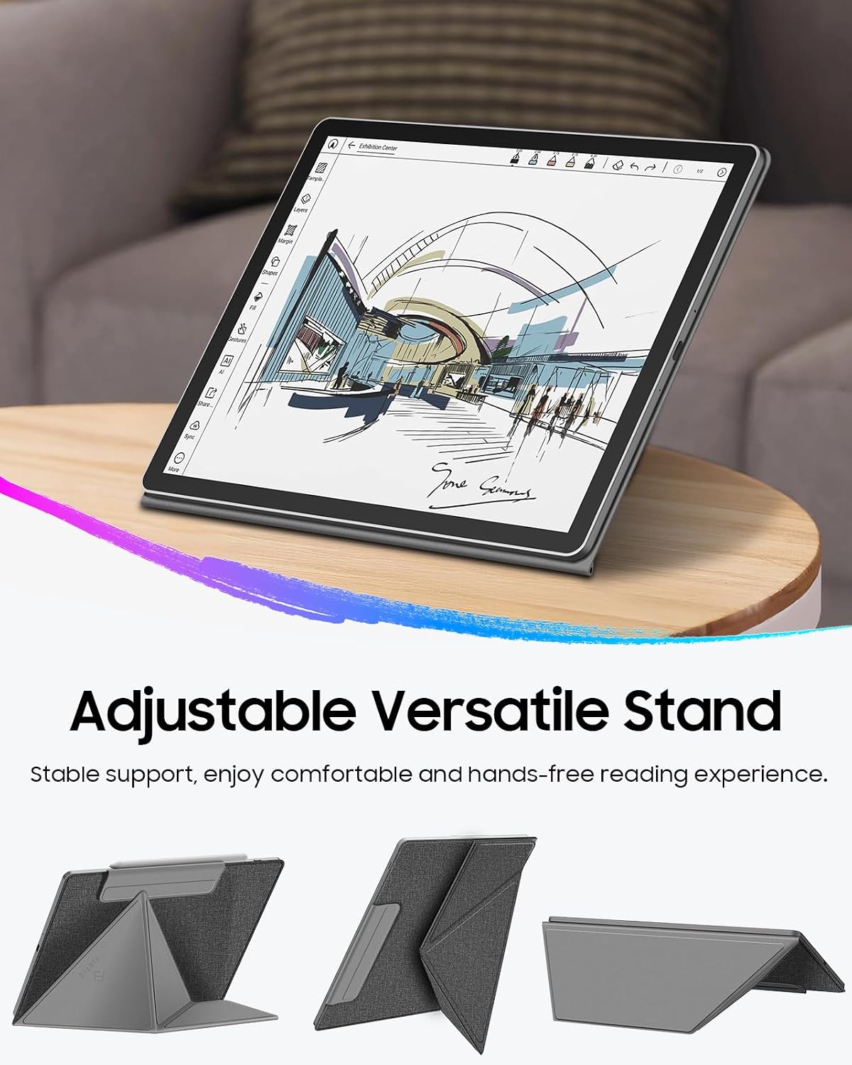 ESTUCHE FINTIE MAGNÉTICO PARA KINDLE SCRIBE 11' 3RA GEN 2025 GRIS - 5