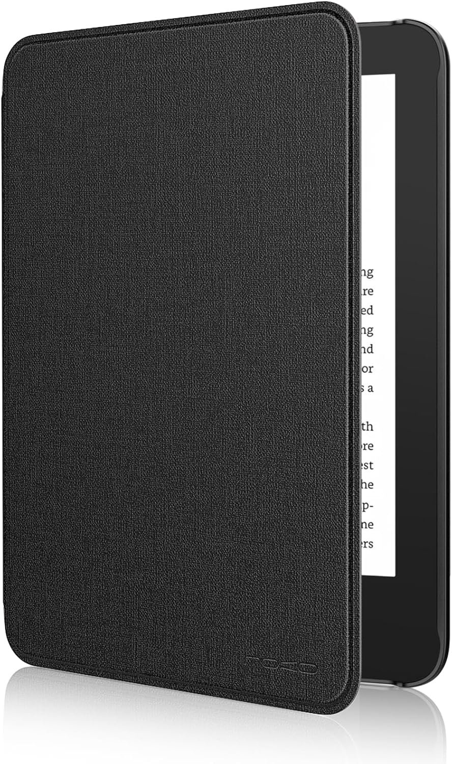 ESTUCHE MOKO PARA AMAZON KINDLE BASIC 6' 11ª GEN 2024/2022 DENIM NEGRO - 1