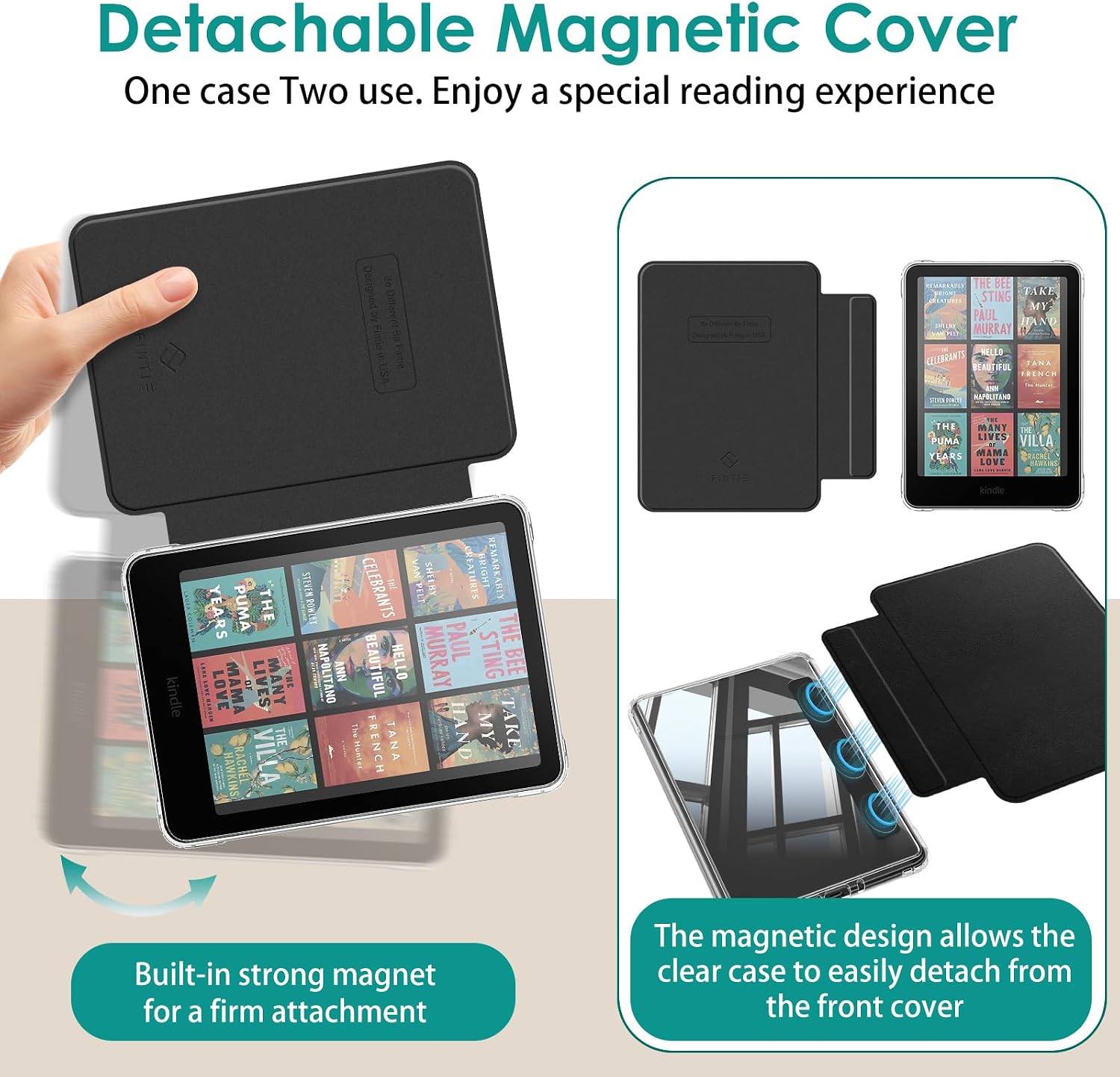 ESTUCHE DESMONTABLE PARA KINDLE PAPERWHITE 12ª GEN 2024 FINTIE - 3