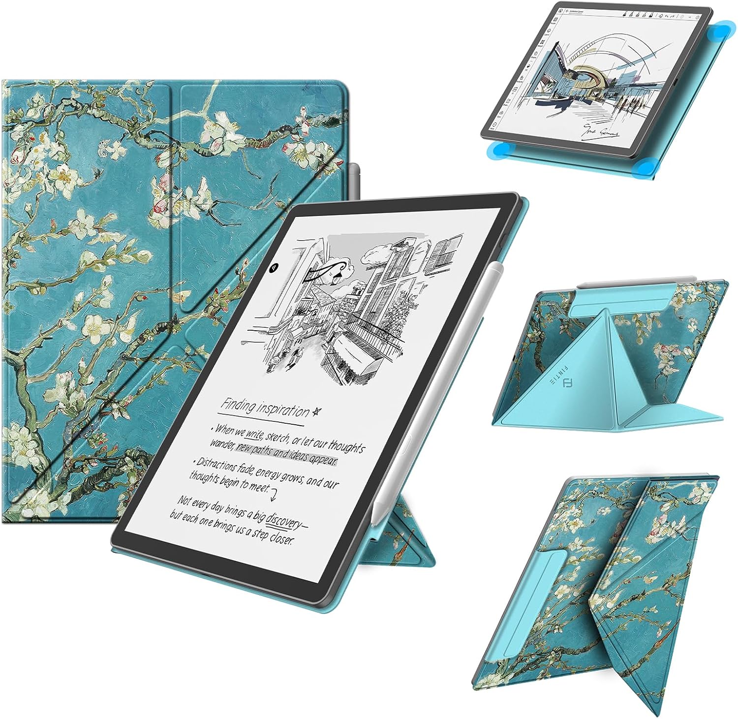 ESTUCHE FINTIE MAGNÉTICO PARA KINDLE SCRIBE 11' 3RA GEN 2025 COLOR BLOSSOM - 1