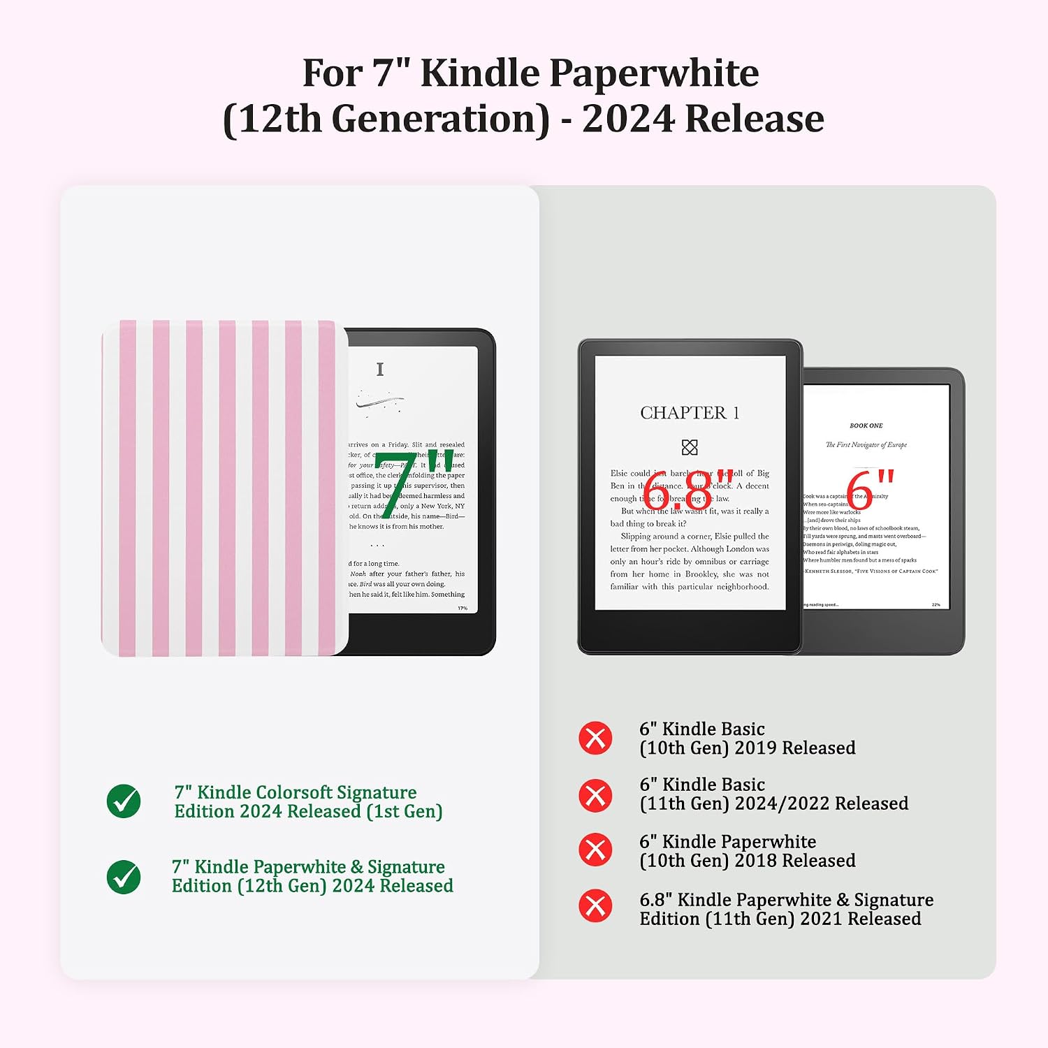 ESTUCHE PARA KINDLE PAPERWHITE 7'' VANE OAK TRANSPARENTE - 2