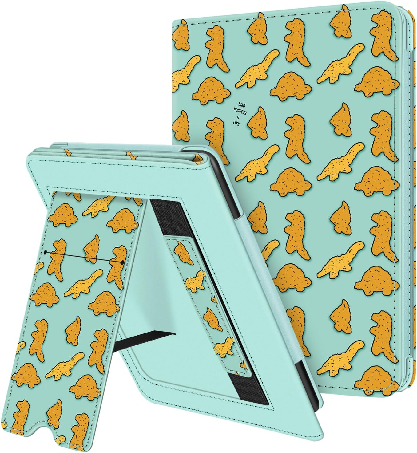 ESTUCHE FINTIE STAND CASE PARA KINDLE 6' 11ª GENERACIÓN 2024/2022 DINO NUGGETS - 1