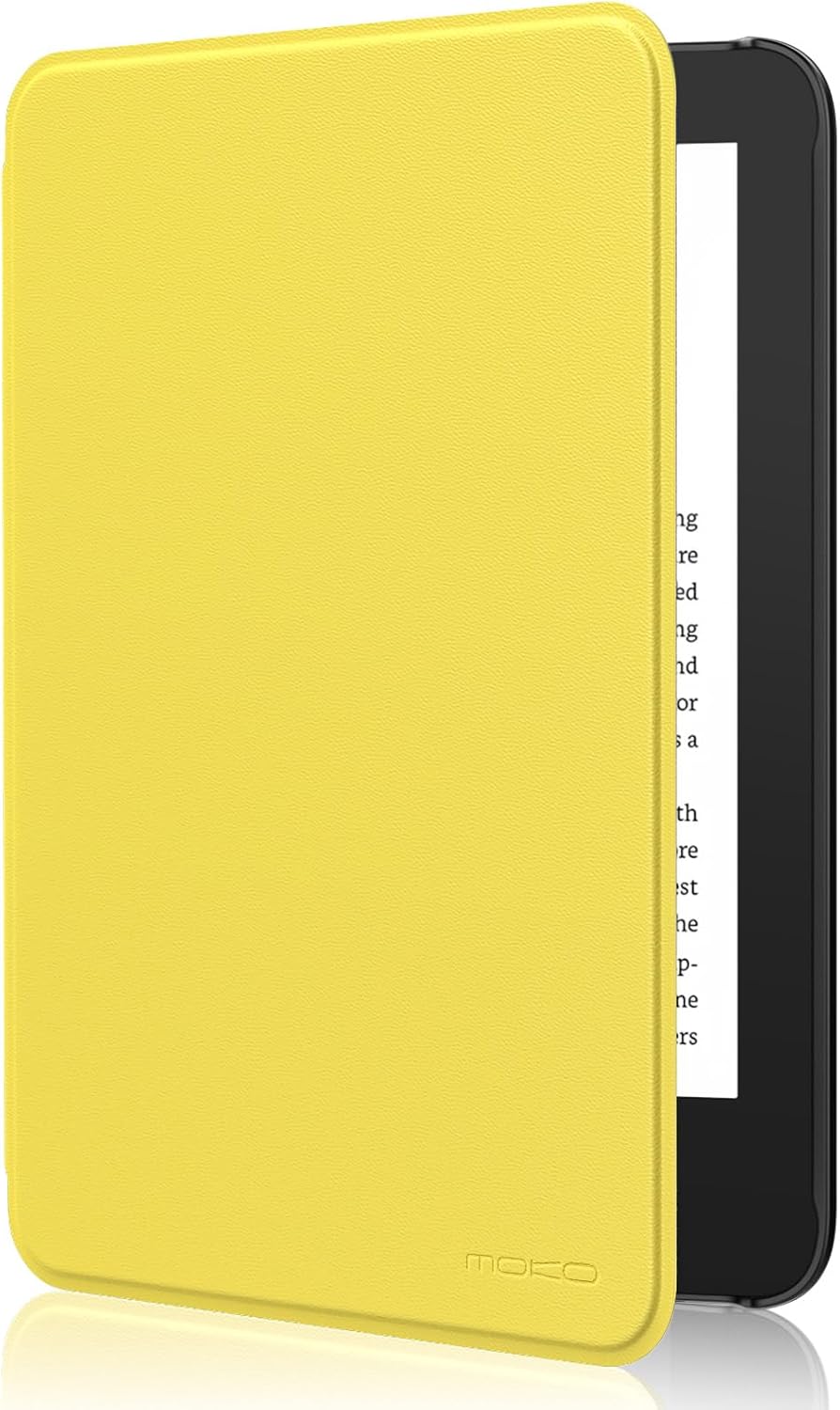 ESTUCHE MOKO PARA AMAZON KINDLE BASIC 6' 11ª GEN 2024/2022 AMARILLO CLARO - 1