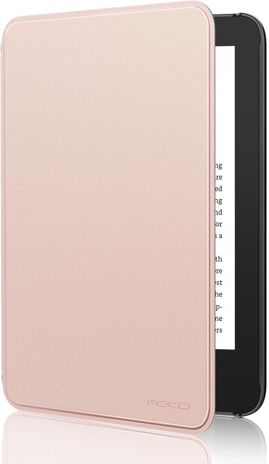 ESTUCHE MOKO PARA AMAZON KINDLE BASIC 11ª GEN 6 PULGADAS 2024/2022 ORO ROSA - 1