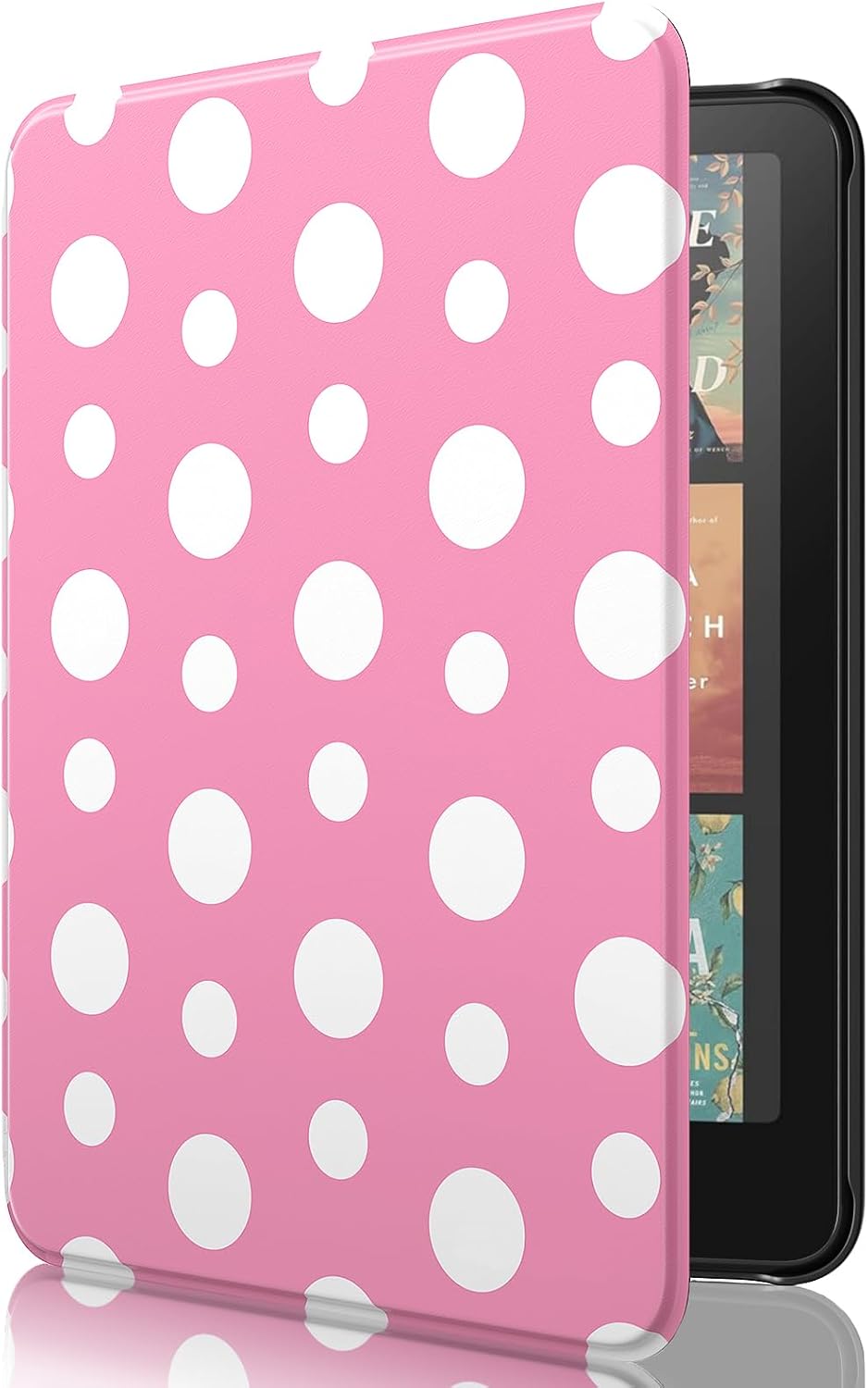 ESTUCHE MOKO PARA KINDLE PAPERWHITE 7' 12ª GEN Y COLORSOFT 2024 PEONÍA CON PUNTOS - 1