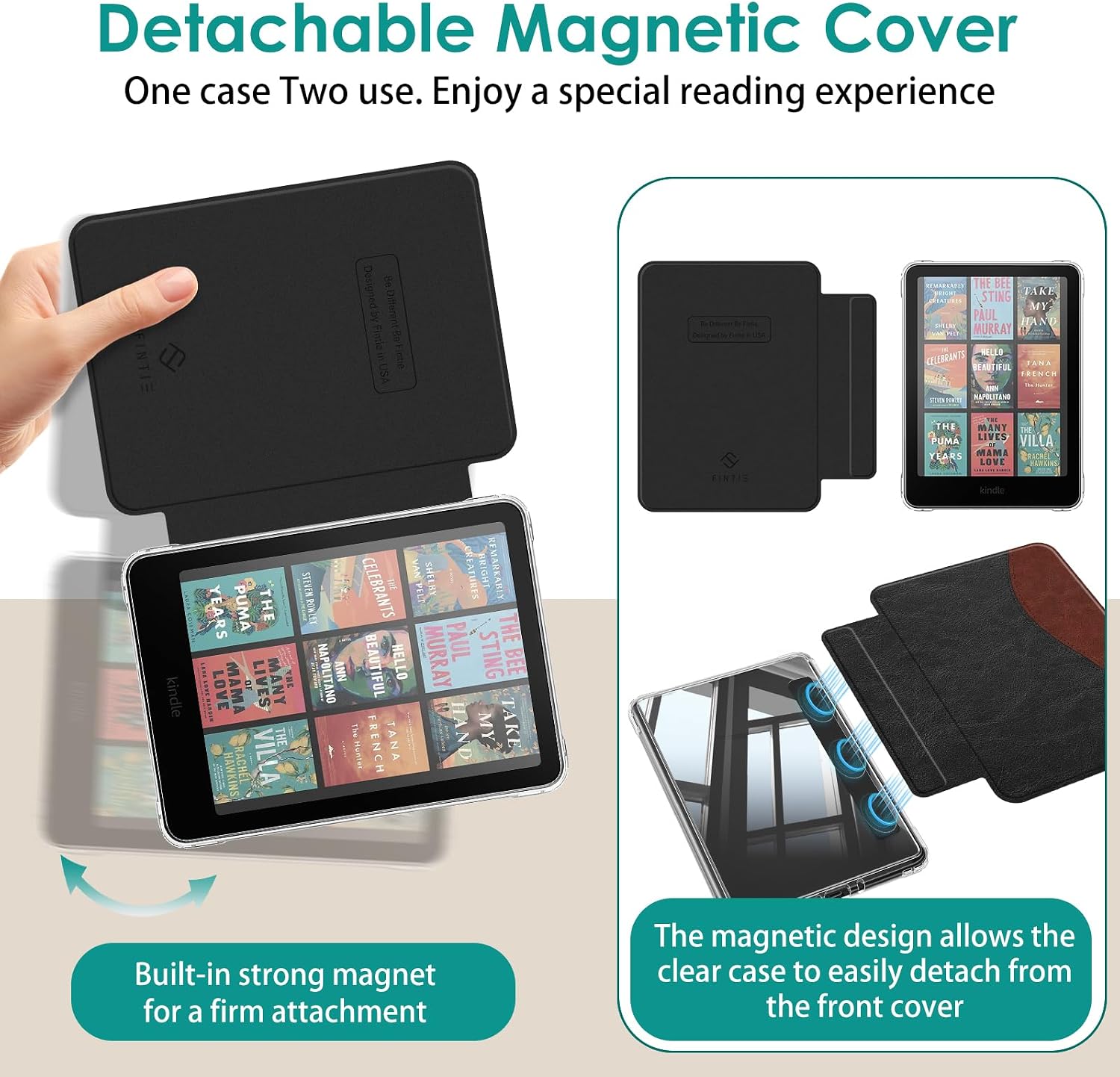 ESTUCHE DESMONTABLE PARA KINDLE PAPERWHITE 12ª GEN 2024 FINTIE - 3
