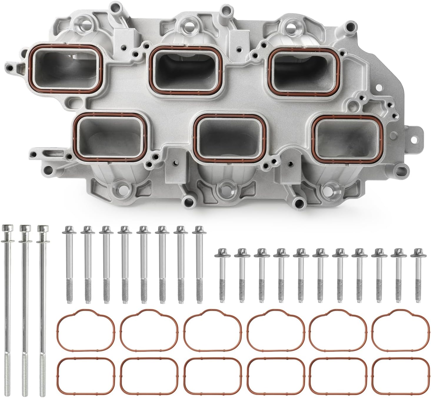 MÚLTIPLE DE ADMISIÓN INFERIOR DE ALUMINIO CON JUNTA BELKEBIR COMPATIBLE CON MOTORES 3.6L V6 PENTASTAR - 1