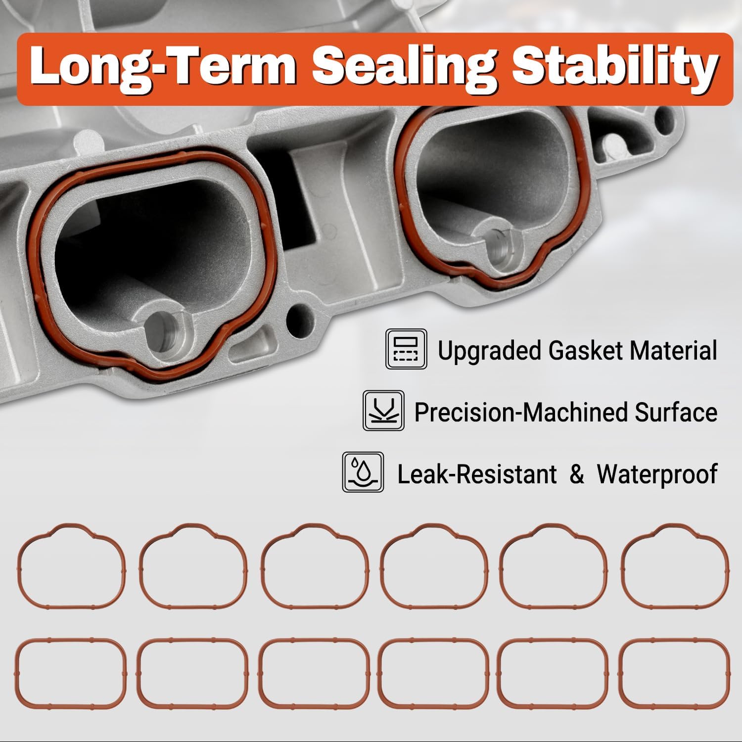 MÚLTIPLE DE ADMISIÓN INFERIOR DE ALUMINIO CON JUNTA BELKEBIR COMPATIBLE CON MOTORES 3.6L V6 PENTASTAR - 5