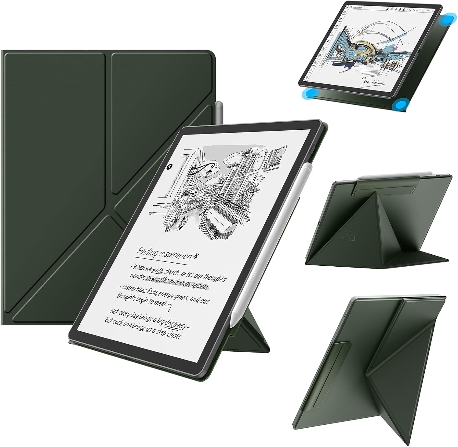 ESTUCHE FINTIE PARA KINDLE SCRIBE 11' 3RA GEN 2025 VERDE - 1