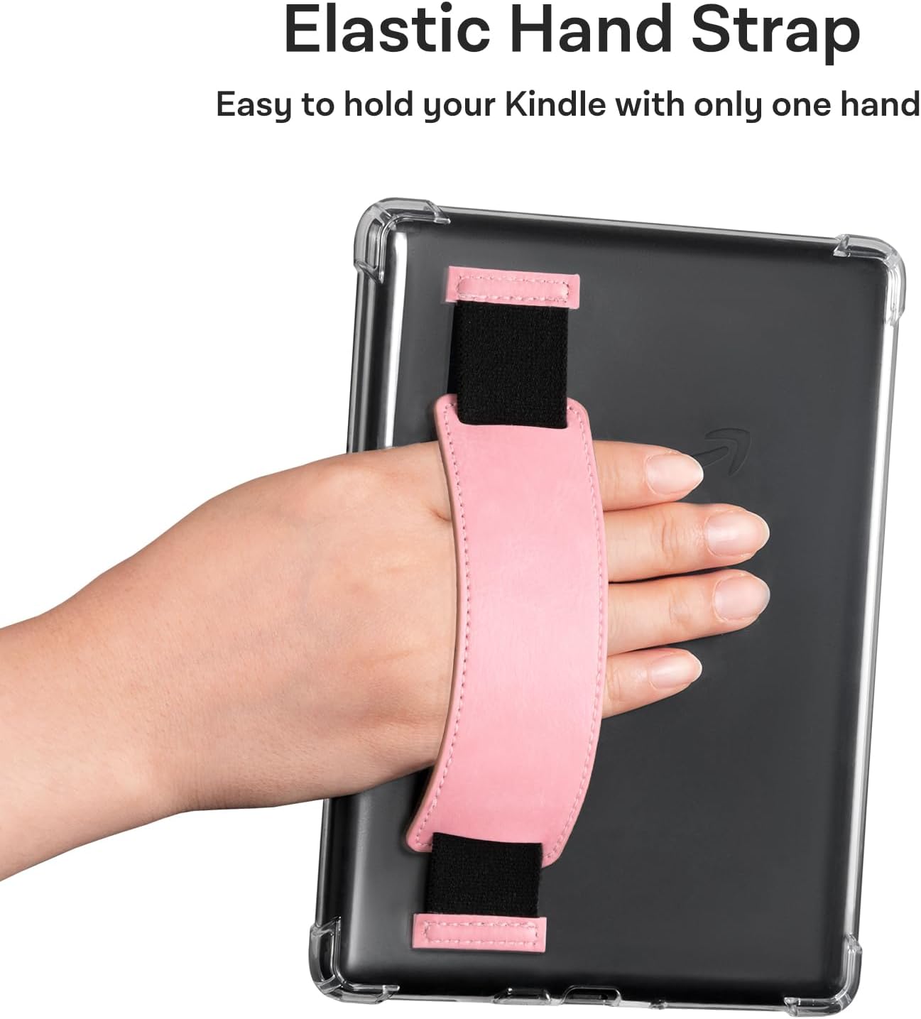 ESTUCHE IDLEHANDS 7 PULGADAS CON CORREA DE MANO ROSADO - 2