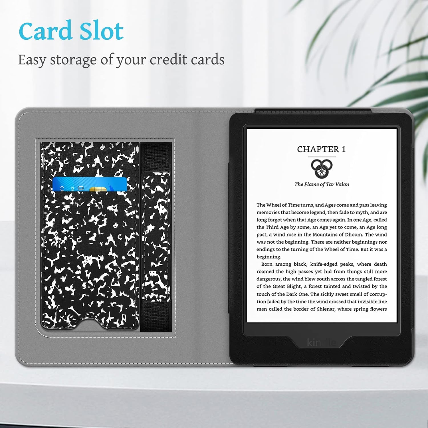ESTUCHE FINTIE STAND CASE PARA KINDLE 6' 11ª GENERACIÓN 2024/2022 COMPOSITION BOOK - 5
