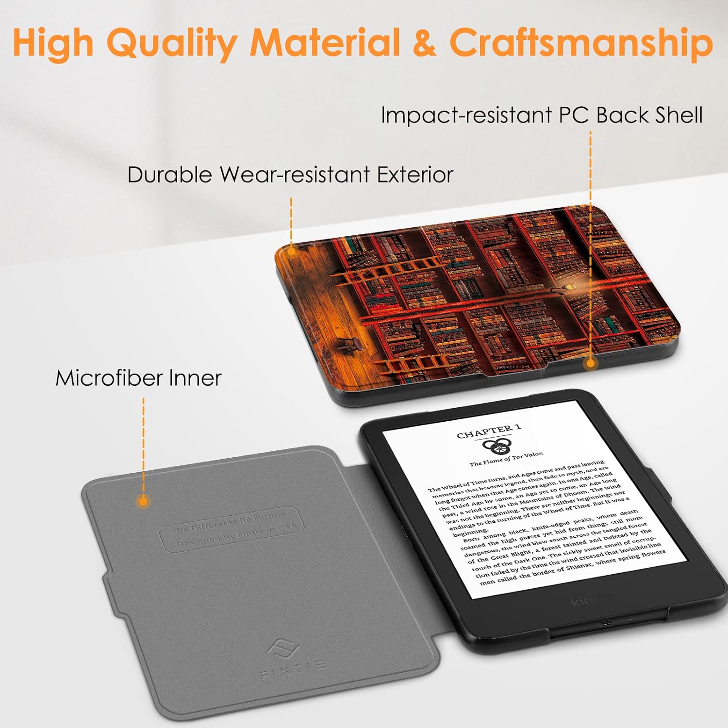 ESTUCHE FINTIE SLIMSHELL PARA KINDLE 6' 11ª GENERACIÓN 2024/2022 - 5