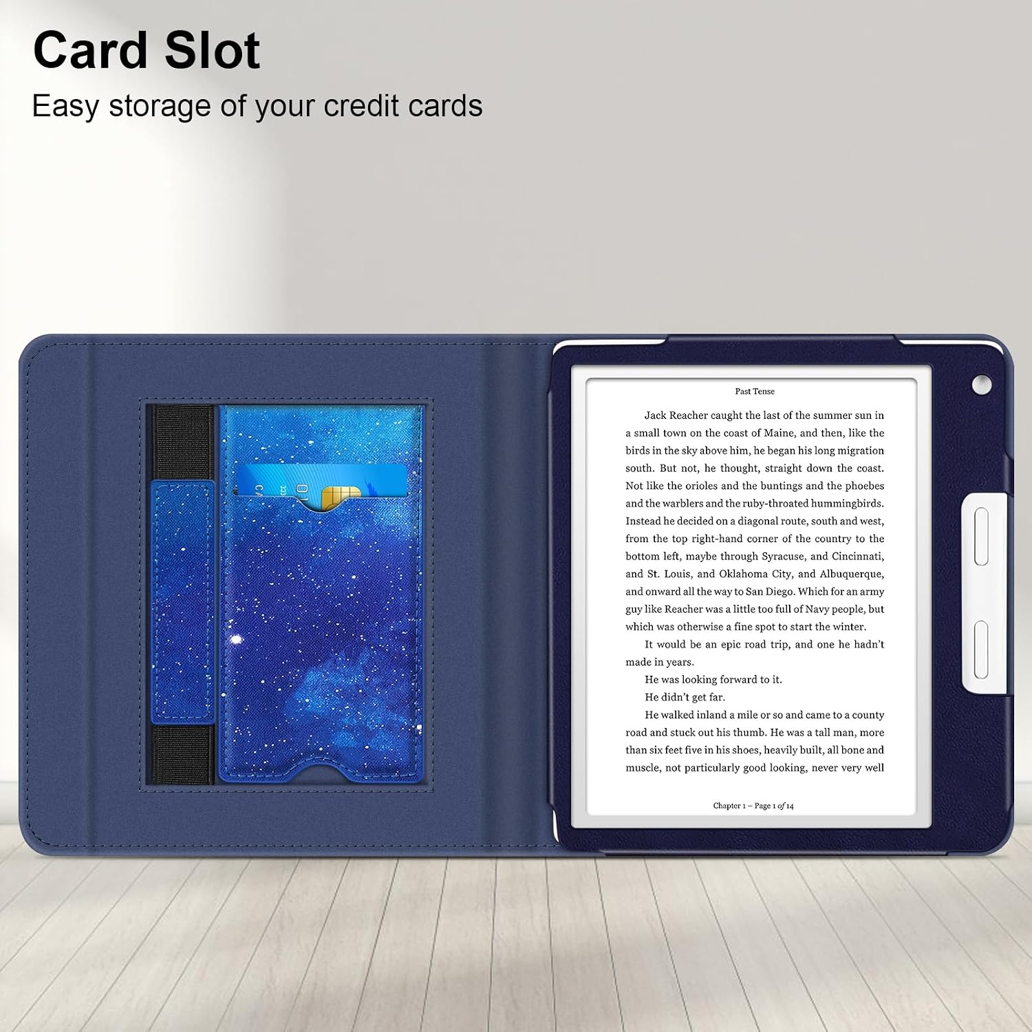 ESTUCHE FINTIE STAND PARA KOBO LIBRA COLOUR 7' Y KOBO LIBRA 2 STARRY SKY - 4