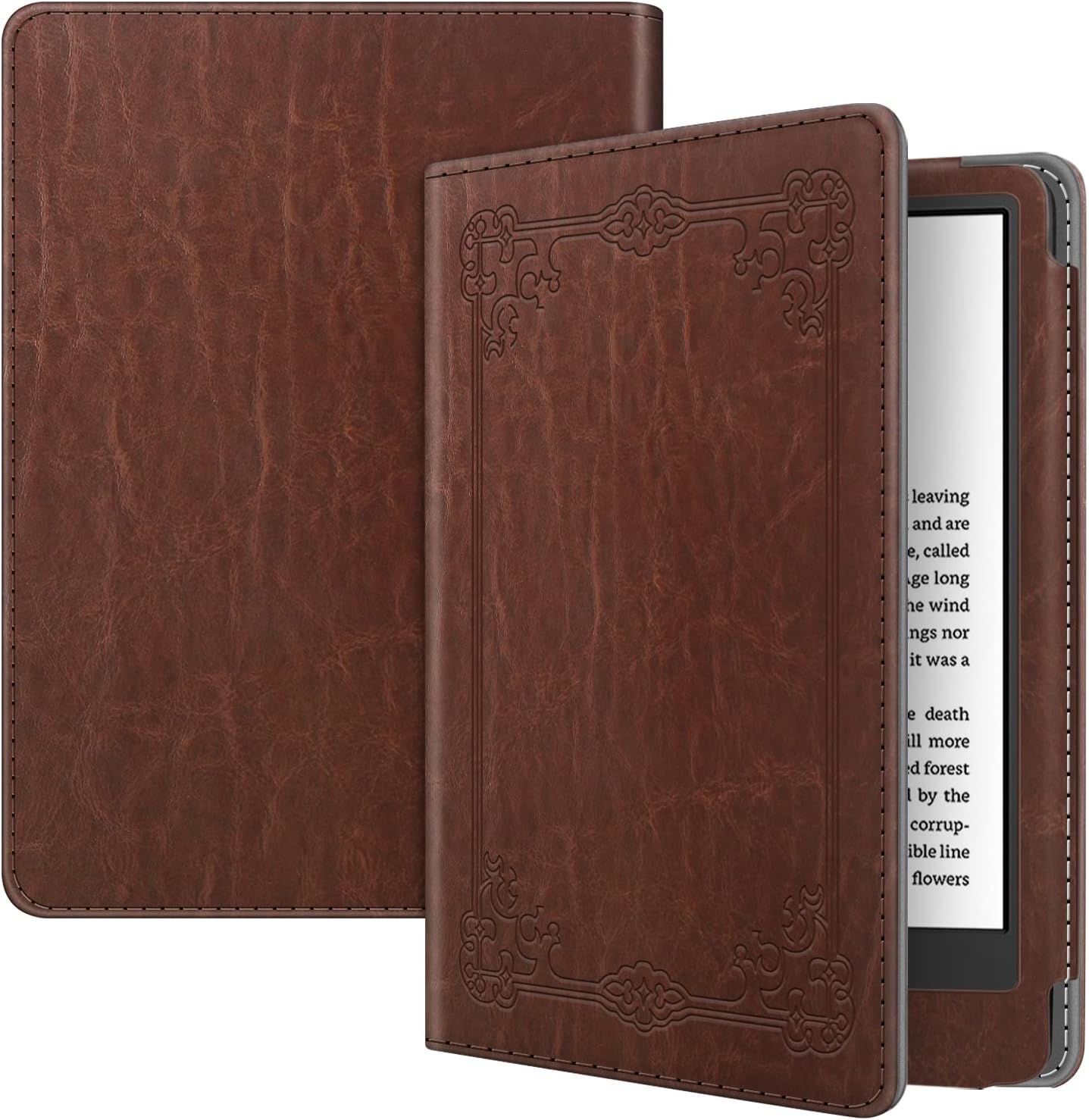 ESTUCHE FINTIE FOLIO PARA KINDLE 6' 11ª GENERACIÓN 2024/2022 MARRÓN VINTAGE - 1
