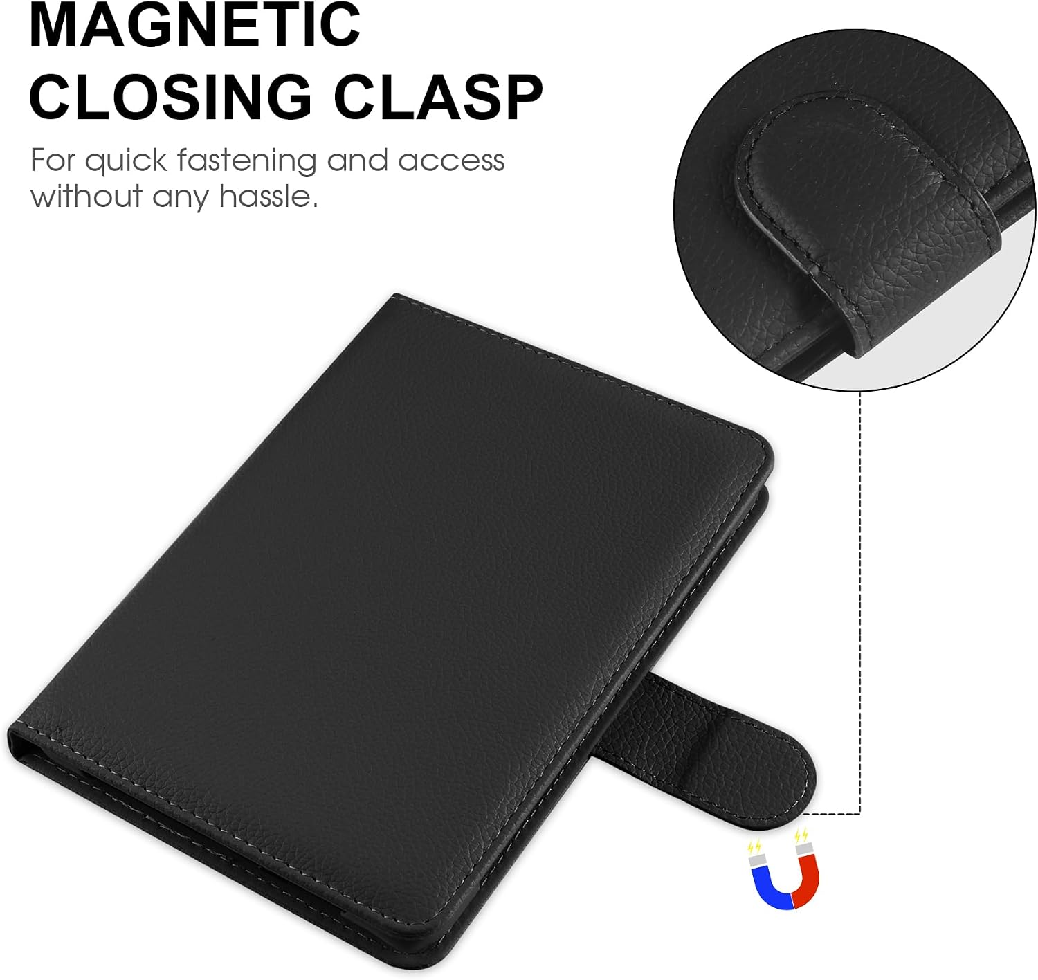 ESTUCHE UNIVERSAL PARA EREADER 6 PULGADAS HOYIXI CON RANURA PARA TARJETAS NEGRO - 4