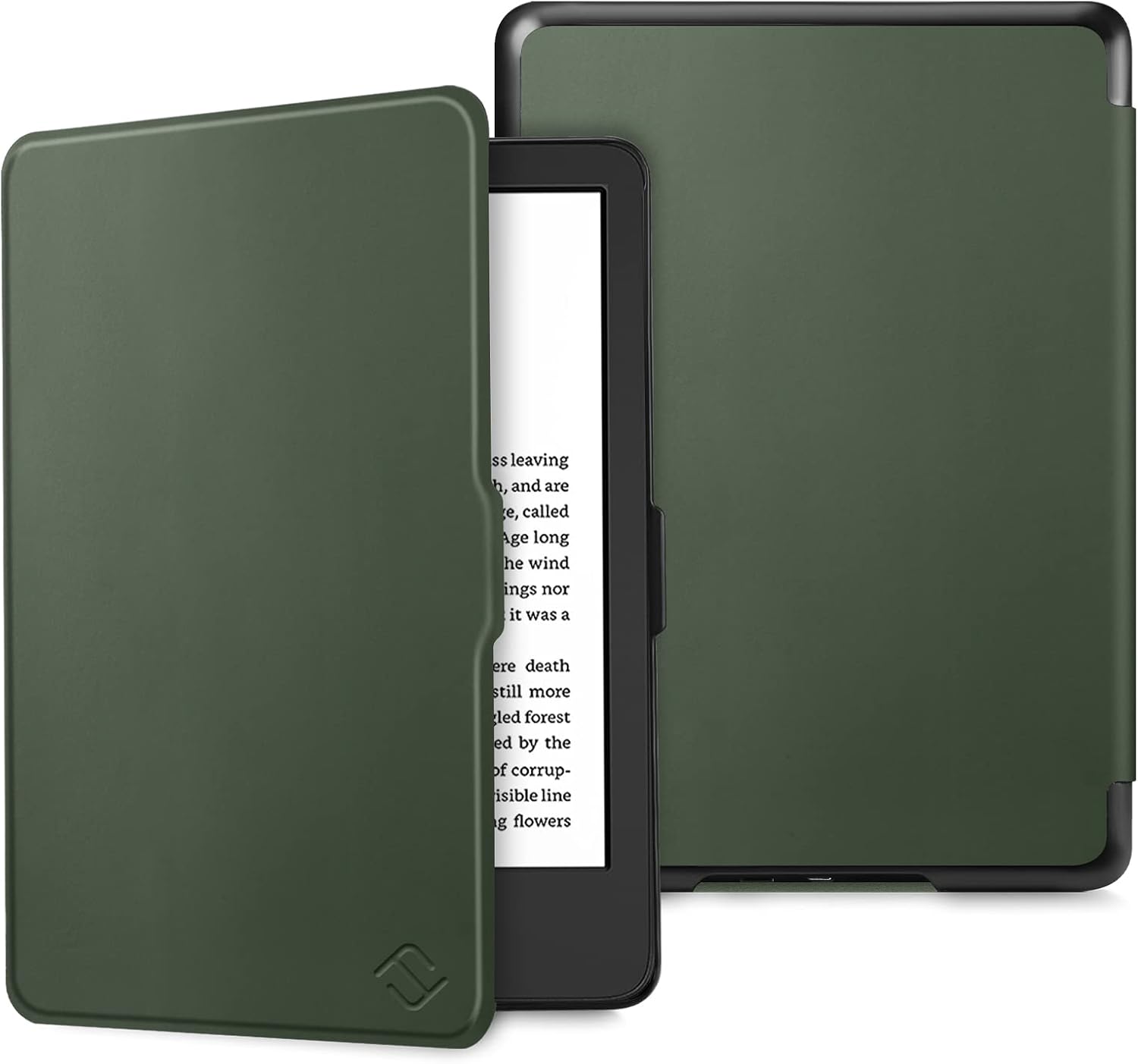 ESTUCHE FINTIE SLIMSHELL PARA KINDLE 6' 11ª GENERACIÓN 2024/2022 VERDE ACEITUNA - 1