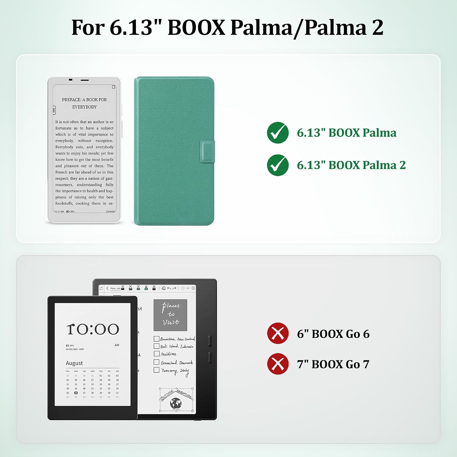 ESTUCHE 2 EN 1 PARA ONYX BOOX PALMA 2 VANE OAK - 2
