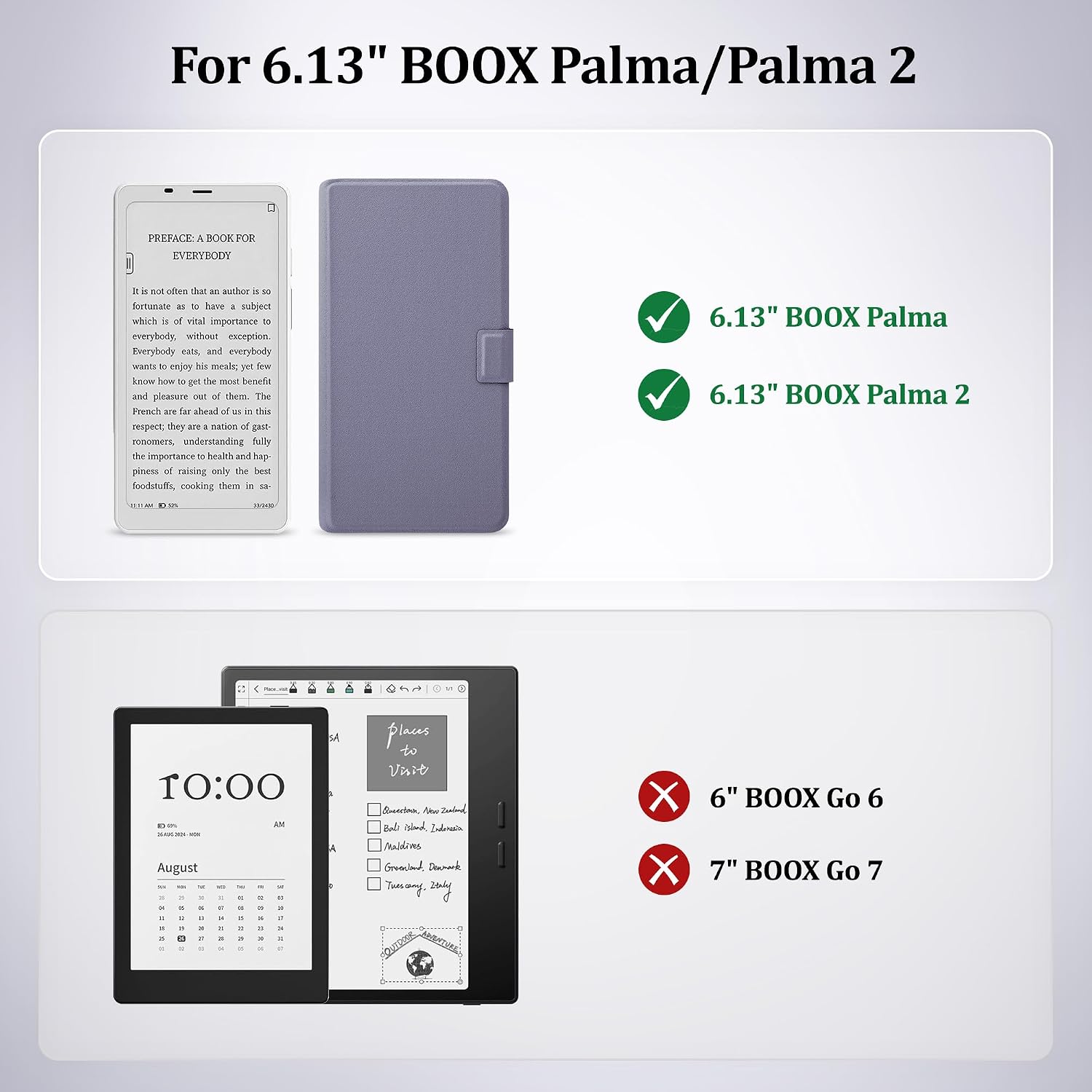 ESTUCHE VANE OAK 2IN1 PARA ONYX BOOX PALMA 2 - 2