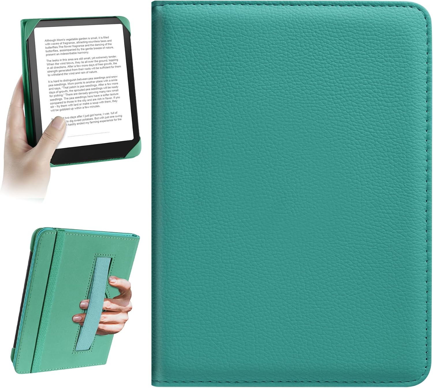 ESTUCHE UNIVERSAL PARA EREADER 6 PULGADAS HOYIXI VERDE - 1