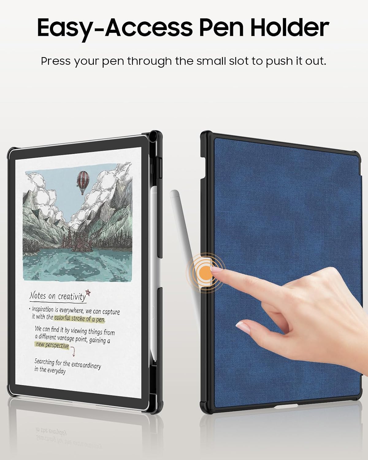 ESTUCHE FINTIE SLIM PARA KINDLE SCRIBE 11' 3RA GEN 2025 INDIGO - 4