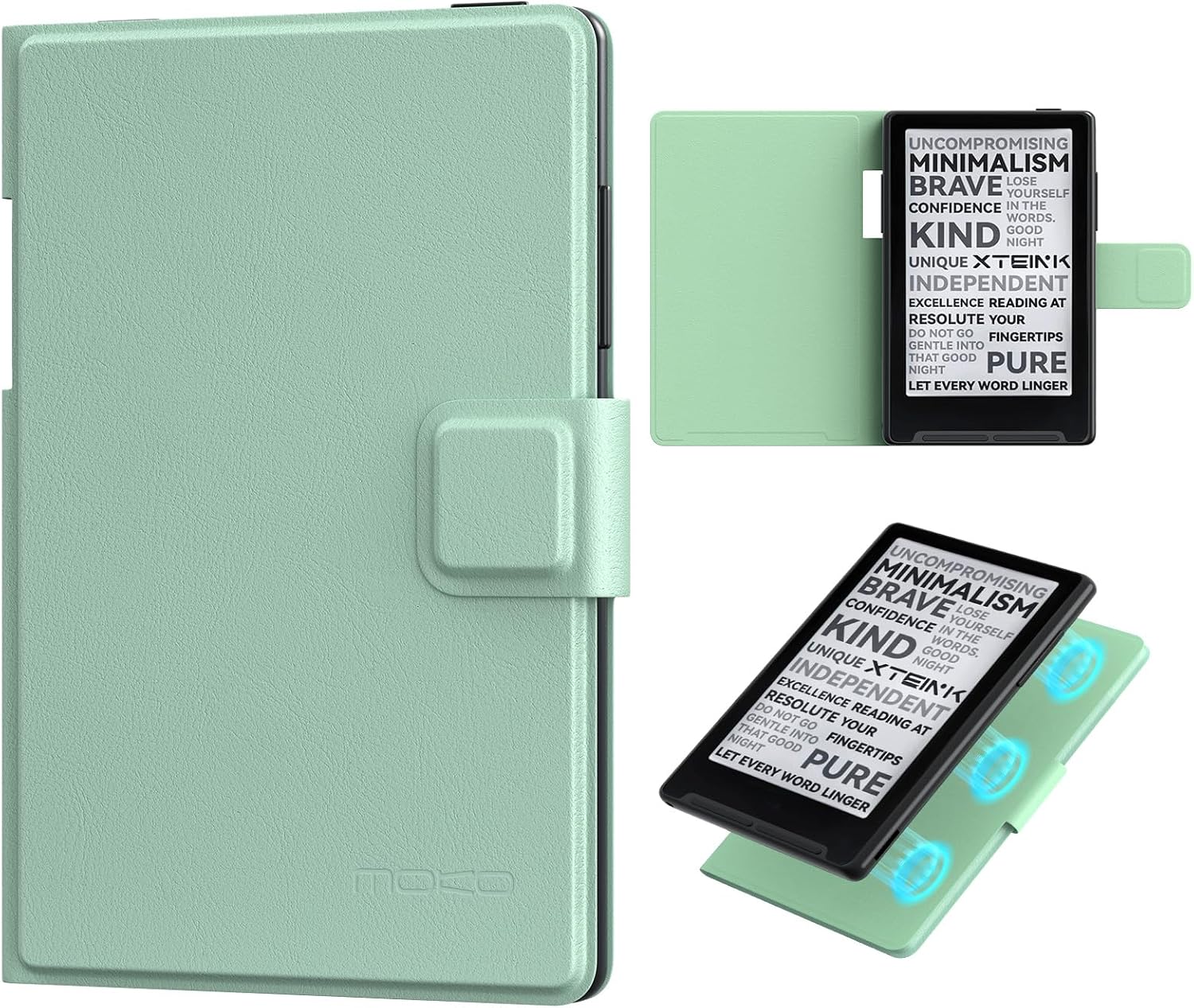 ESTUCHE MOKO MAGNETIC SLIM FOLIO PARA EREADER XTEINK X3 3.7' 2026 AGAVE - 1