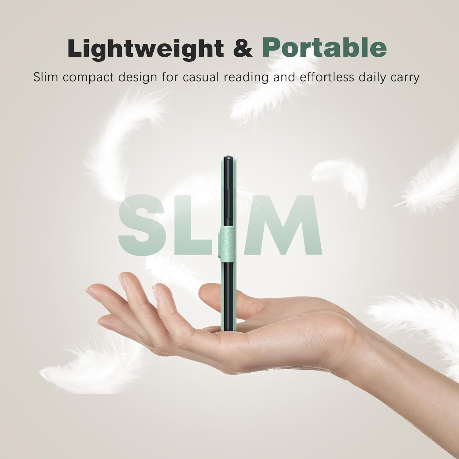 ESTUCHE MOKO MAGNETIC SLIM FOLIO PARA EREADER XTEINK X3 3.7' 2026 AGAVE - 4