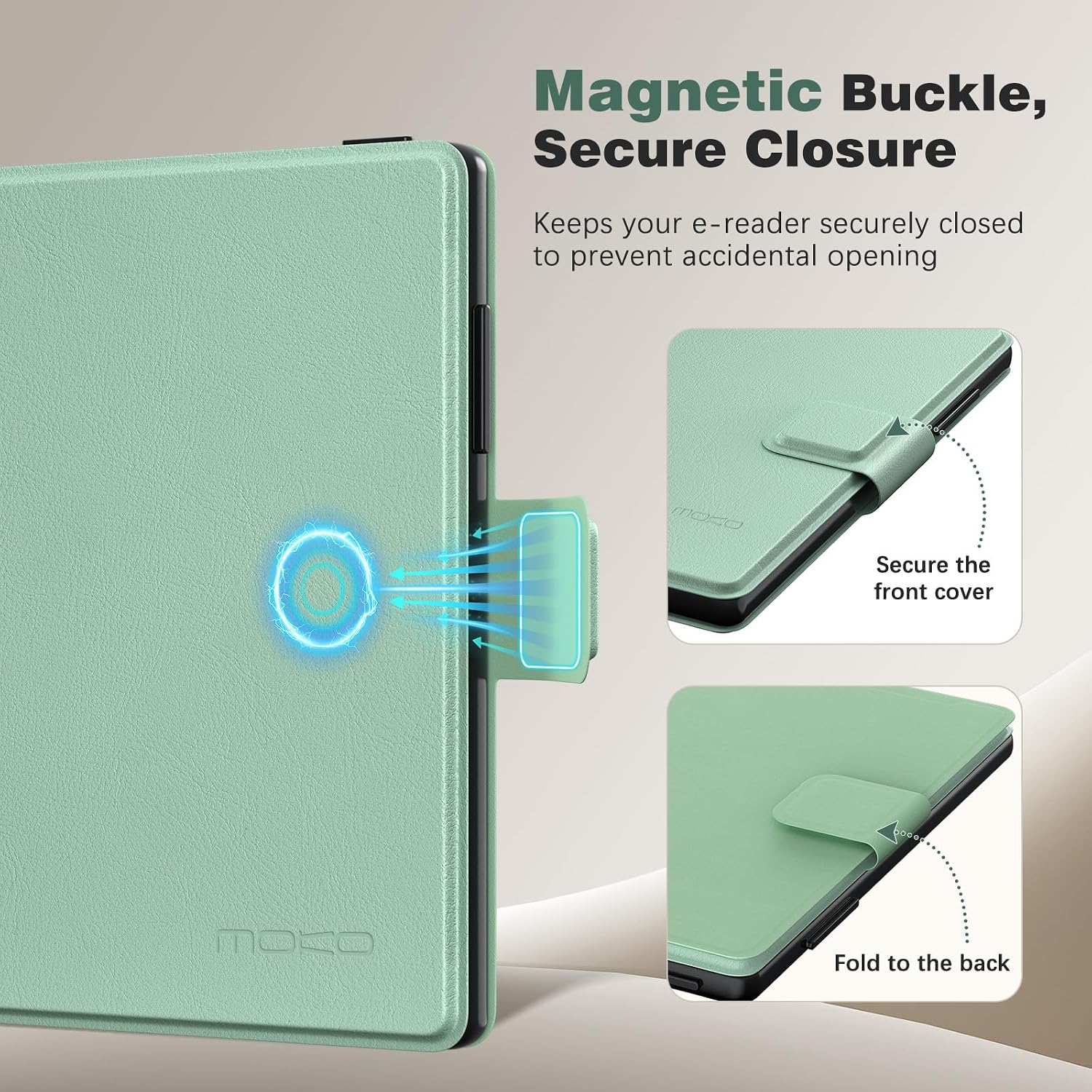 ESTUCHE MOKO MAGNETIC SLIM FOLIO PARA EREADER XTEINK X3 3.7' 2026 AGAVE - 5