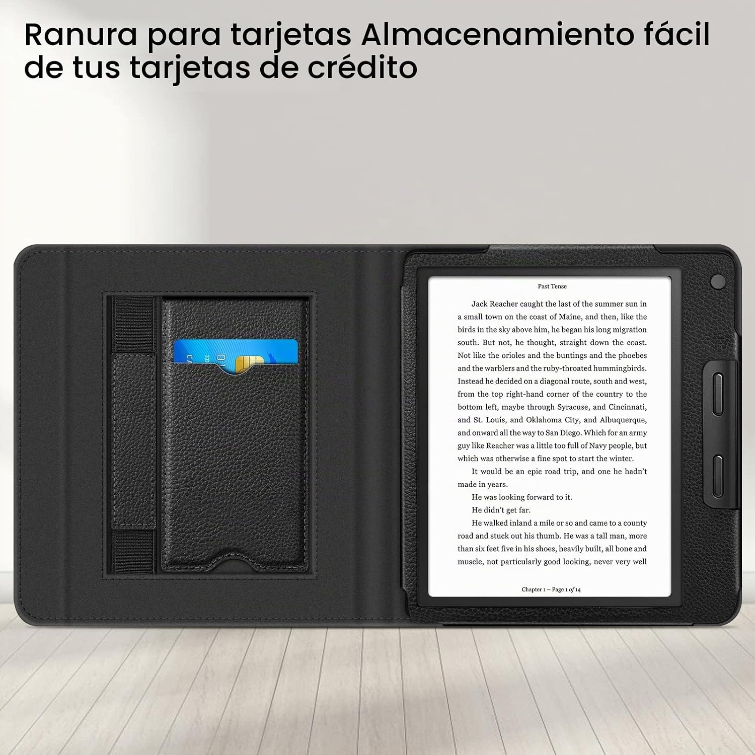 ESTUCHE FINTIE PARA KOBO LIBRA COLOUR 7' Y KOBO LIBRA 2 NEGRO - 4