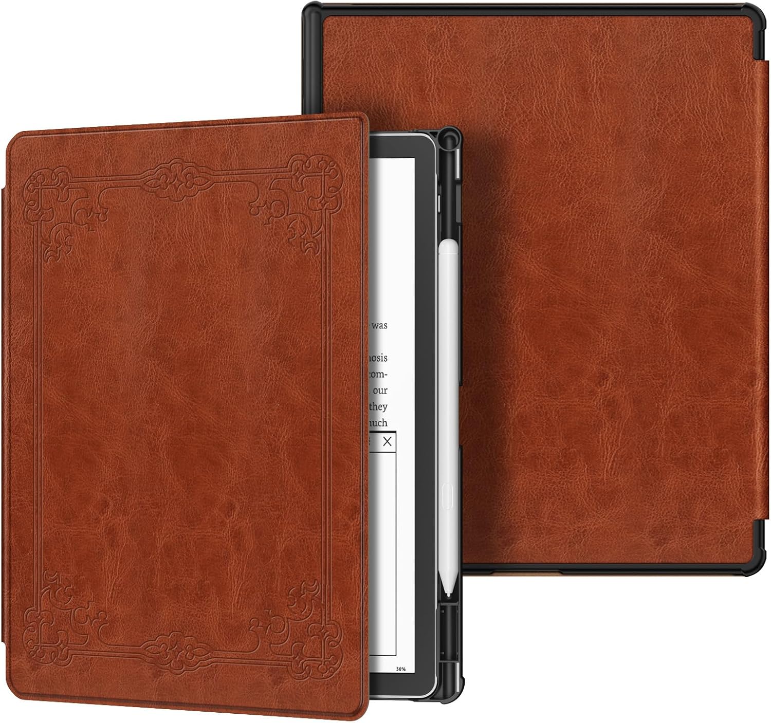 ESTUCHE FINTIE SLIM PARA KINDLE SCRIBE 11' 3RA GEN 2025 COLORSOFT MARRÓN - 1