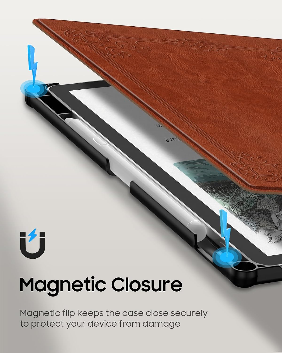 ESTUCHE FINTIE SLIM PARA KINDLE SCRIBE 11' 3RA GEN 2025 COLORSOFT MARRÓN - 5