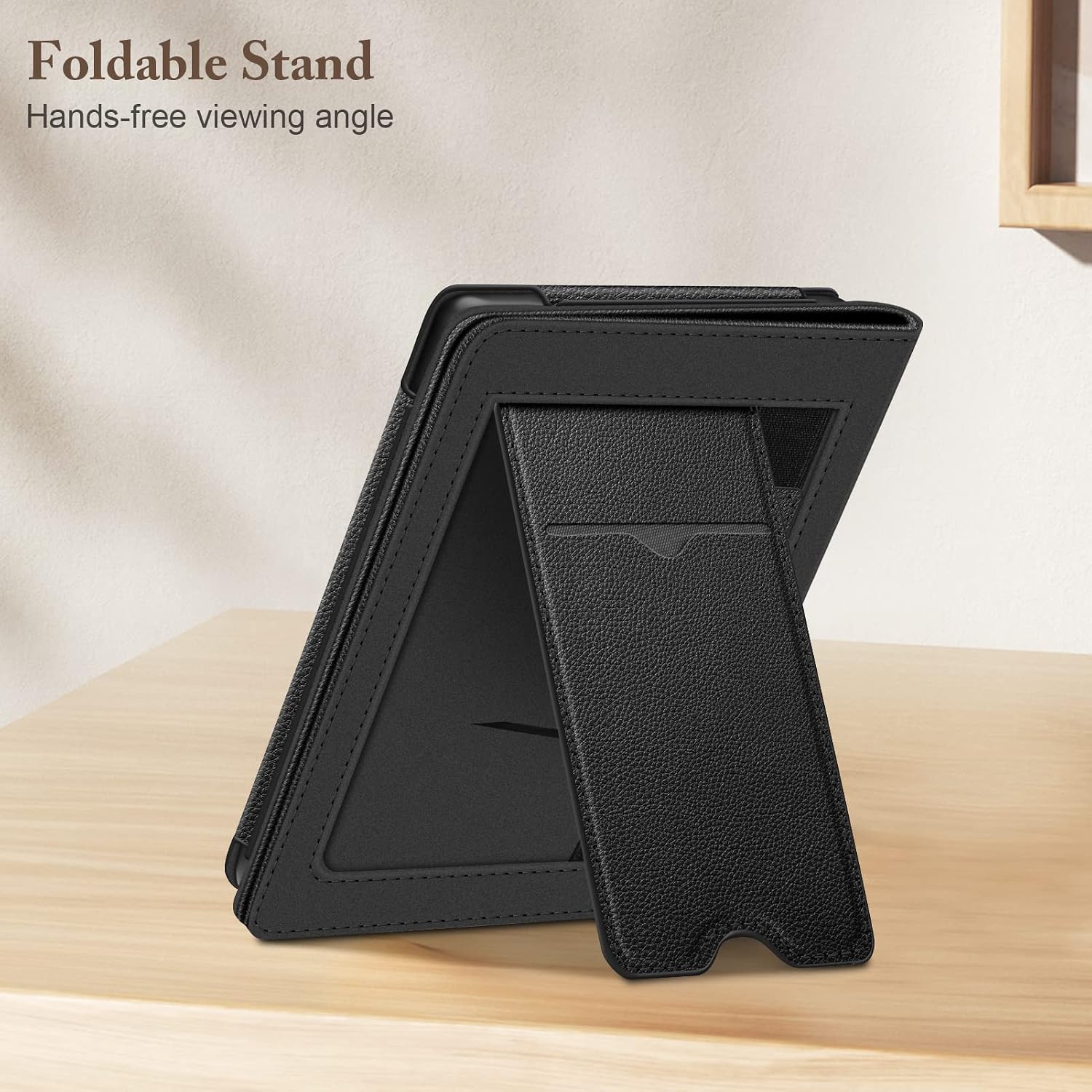 ESTUCHE FINTIE STAND PARA KOBO CLARA 6 PULGADAS NEGRO - 3