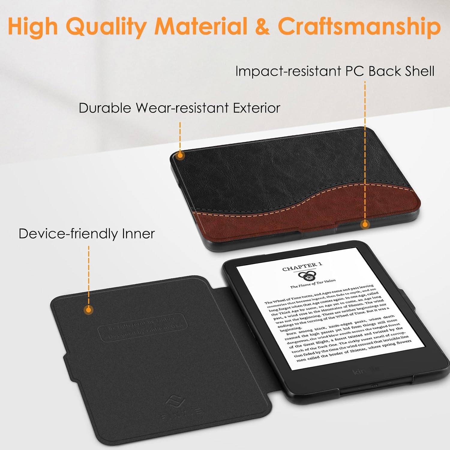 ESTUCHE PARA KINDLE 6' FINTIE SLIMSHELL DUAL COLOR 2024/2022 - 5