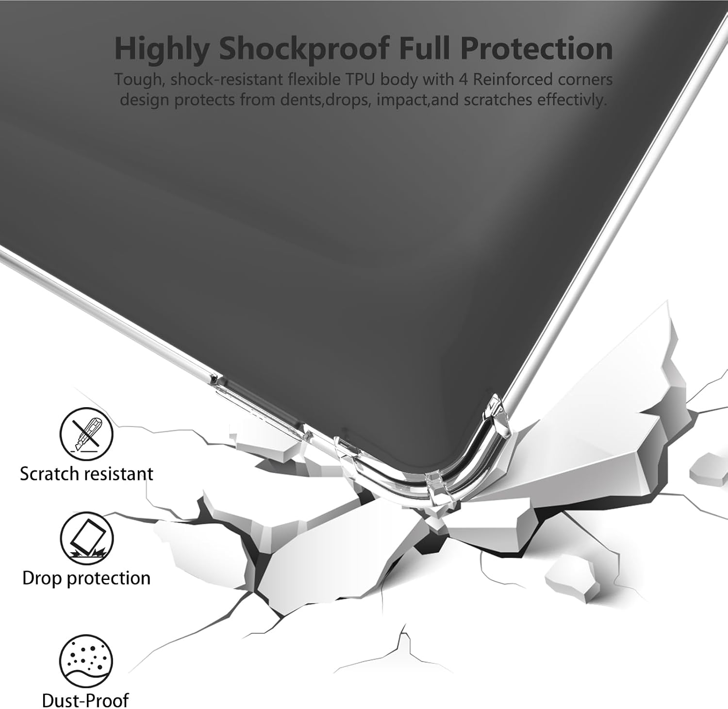 ESTUCHE AIRCAWIN PARA LECTOR BIGME READ 6 PULGADAS TRANSPARENTE - 3
