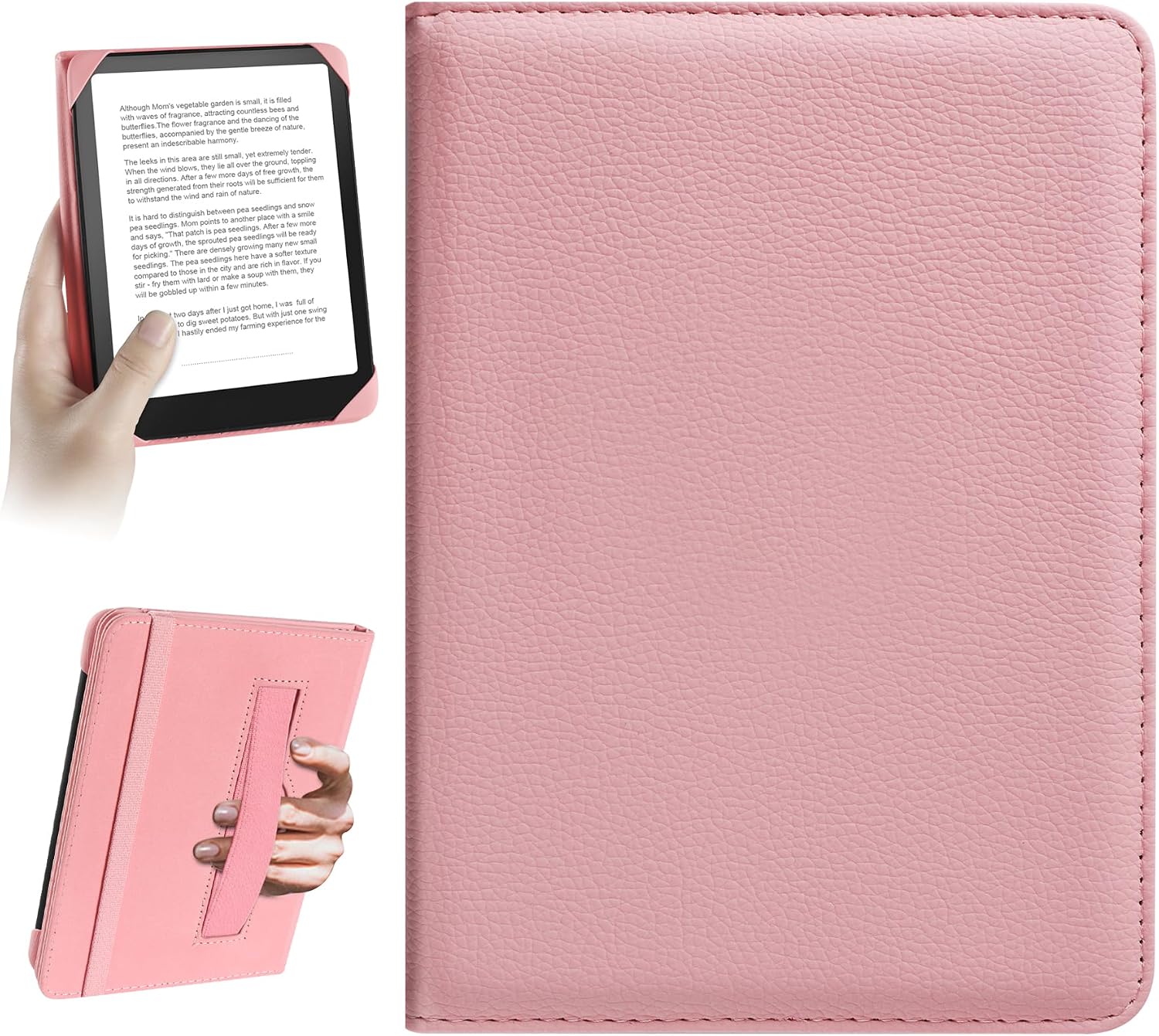 ESTUCHE UNIVERSAL PARA EREADER 6 PULGADAS HOYIXI ROSA - 1