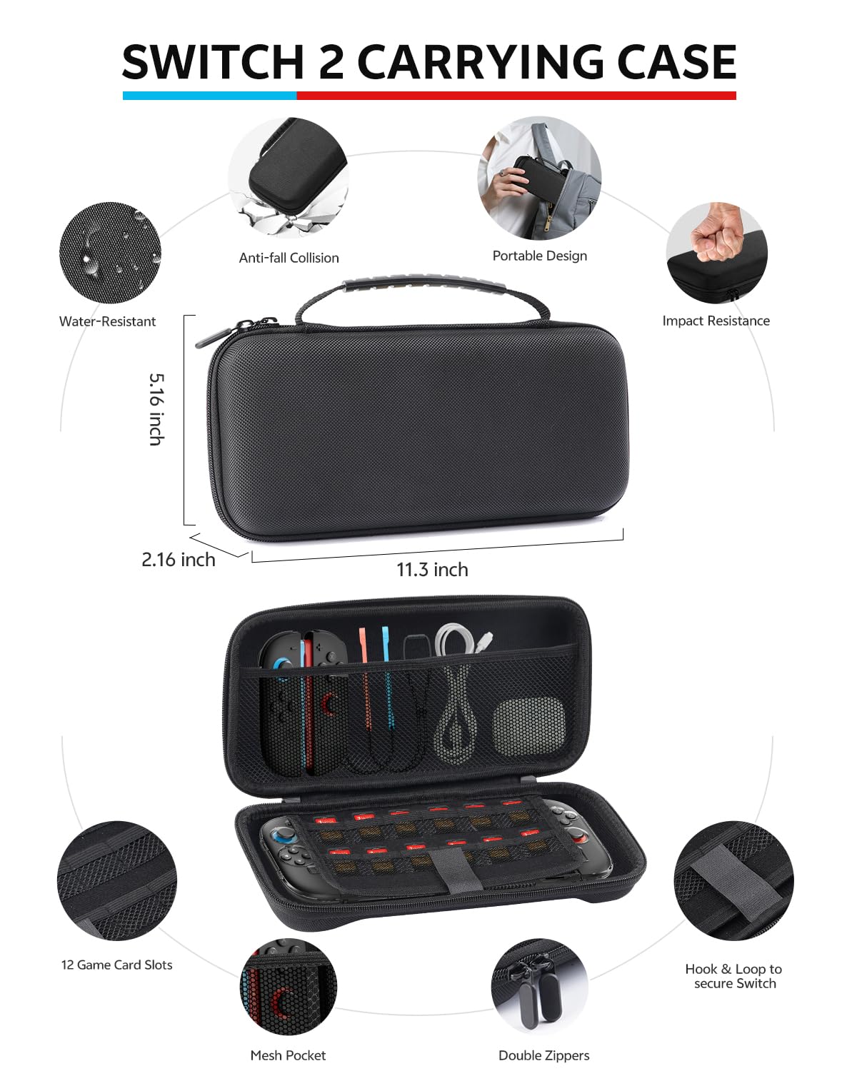 KIT DE ACCESORIOS PRO CONTROLLER PARA NINTENDO SWITCH 2 17 EN 1 - 4