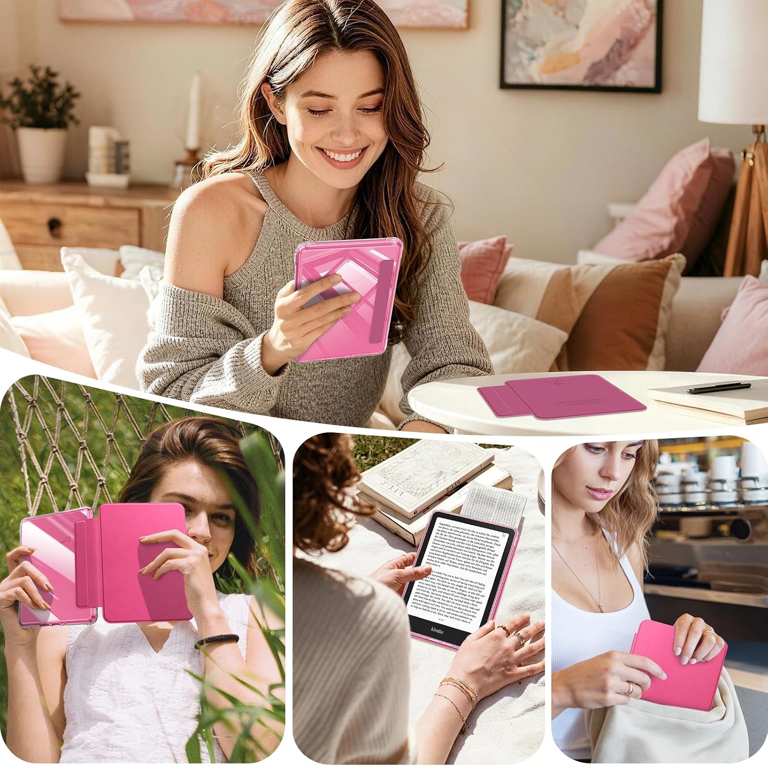 ESTUCHE FINTIE DESMONTABLE PARA KINDLE PAPERWHITE 12ª GEN 2024 Y KINDLE COLORSOFT - 4